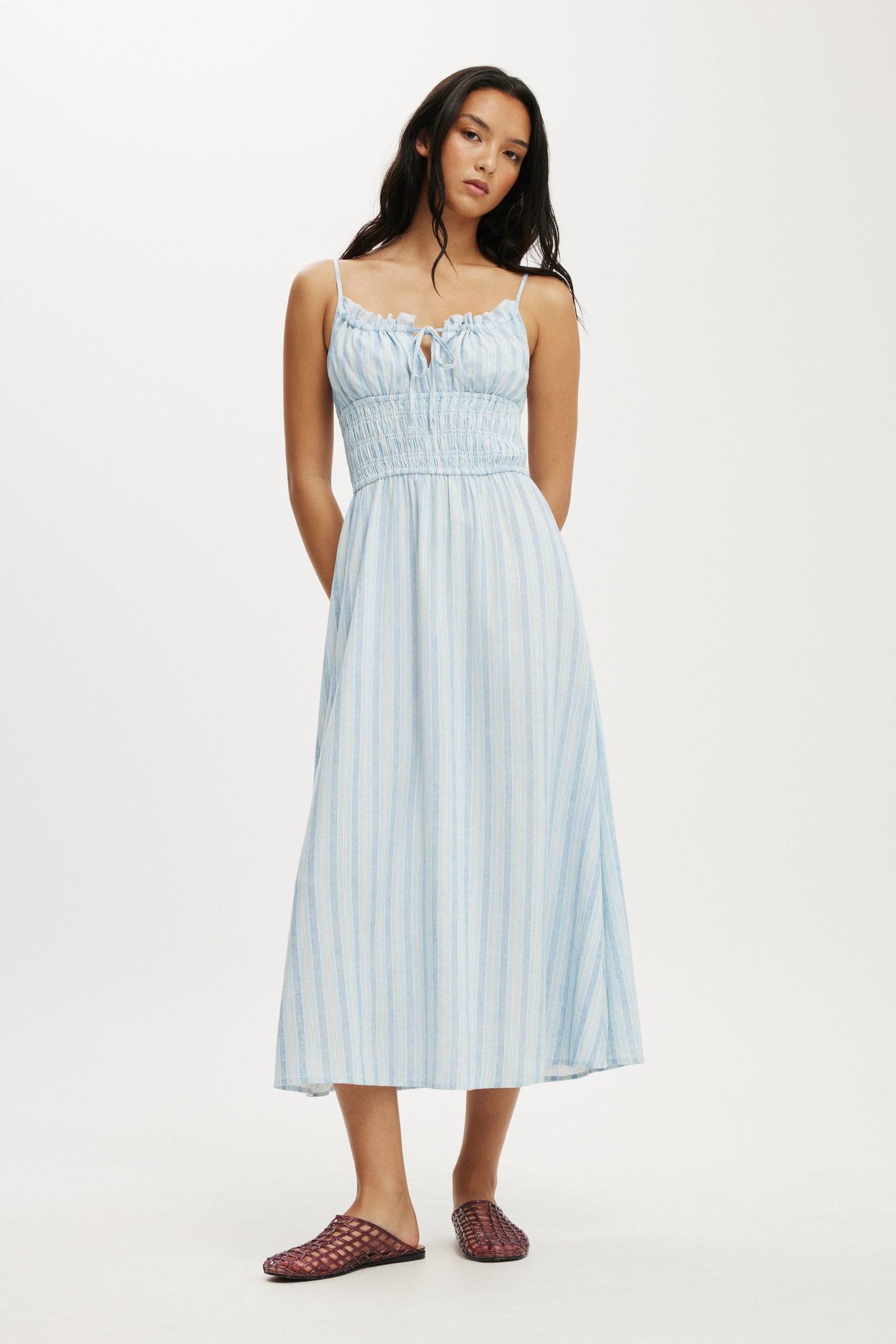 Haven Strappy Midi Dress