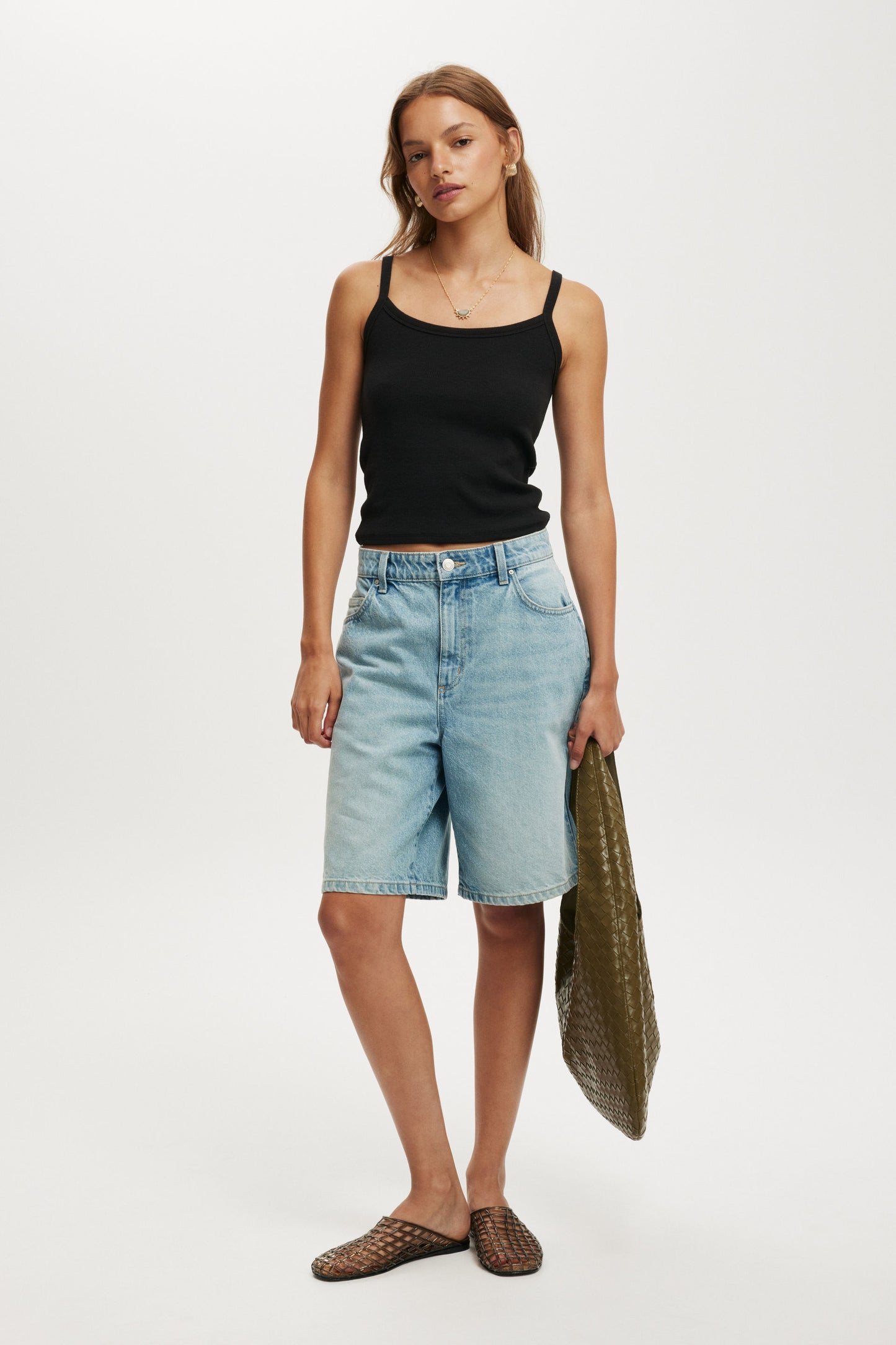 Goldie Rib Scoop Cami