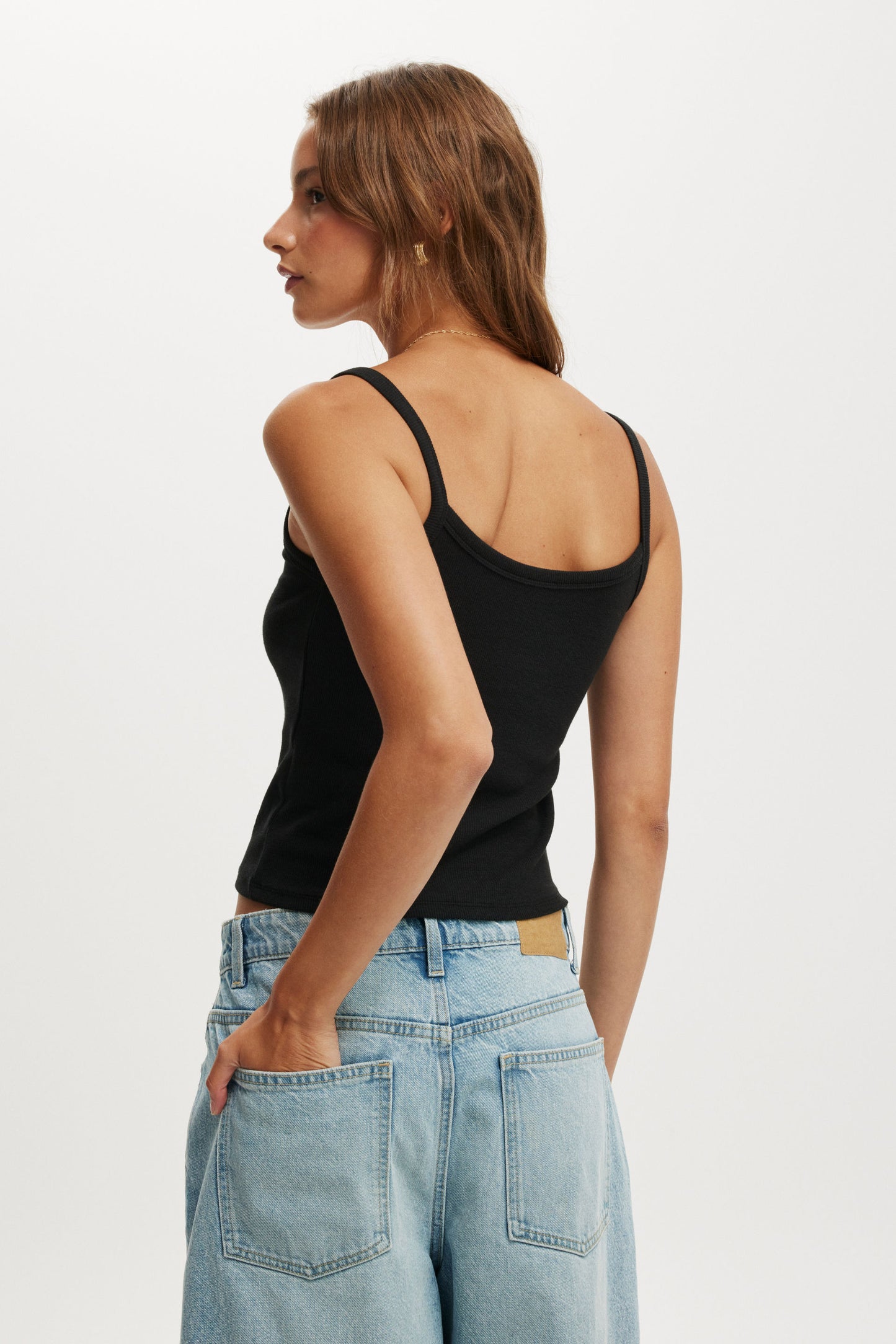 Goldie Rib Scoop Cami