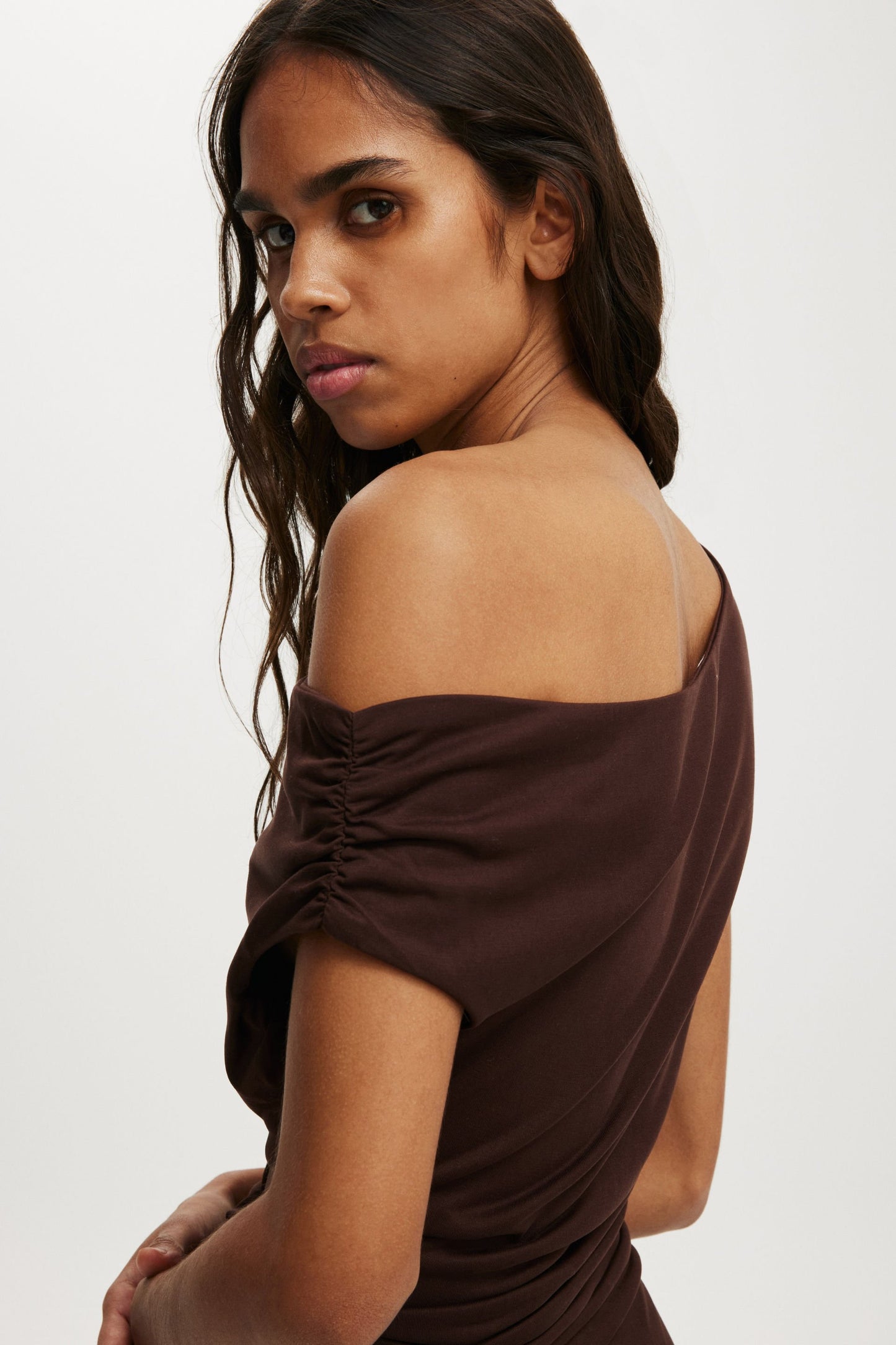 Sandy Asymmetric Mini Dress