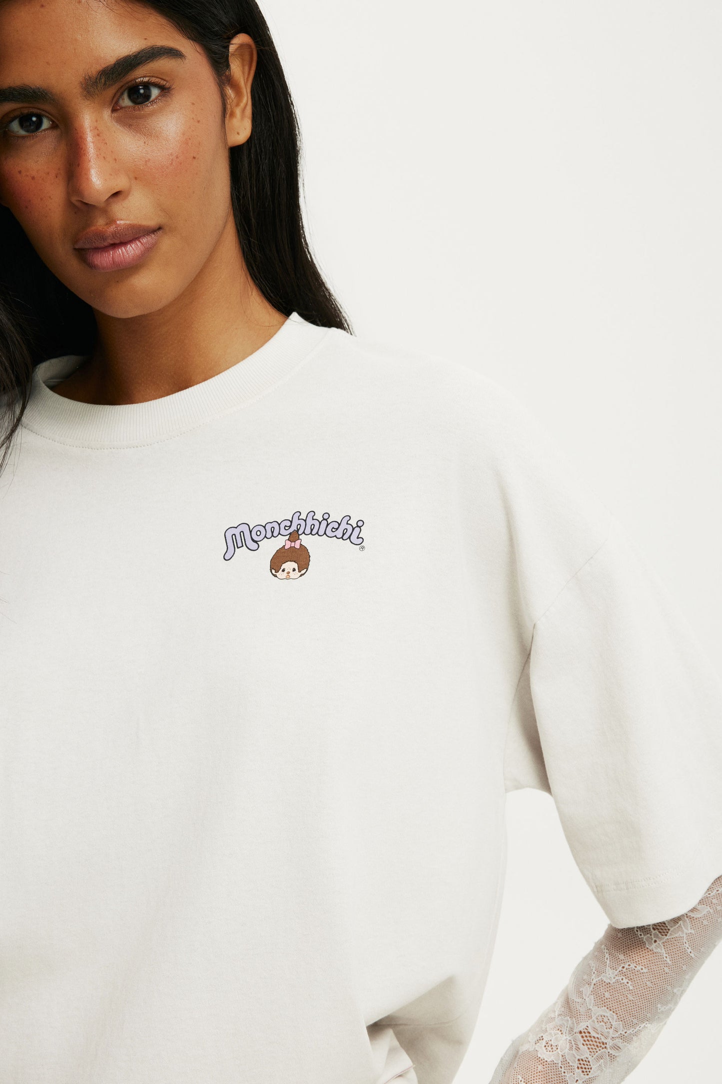 Monchhichi Oversized Graphic Tee