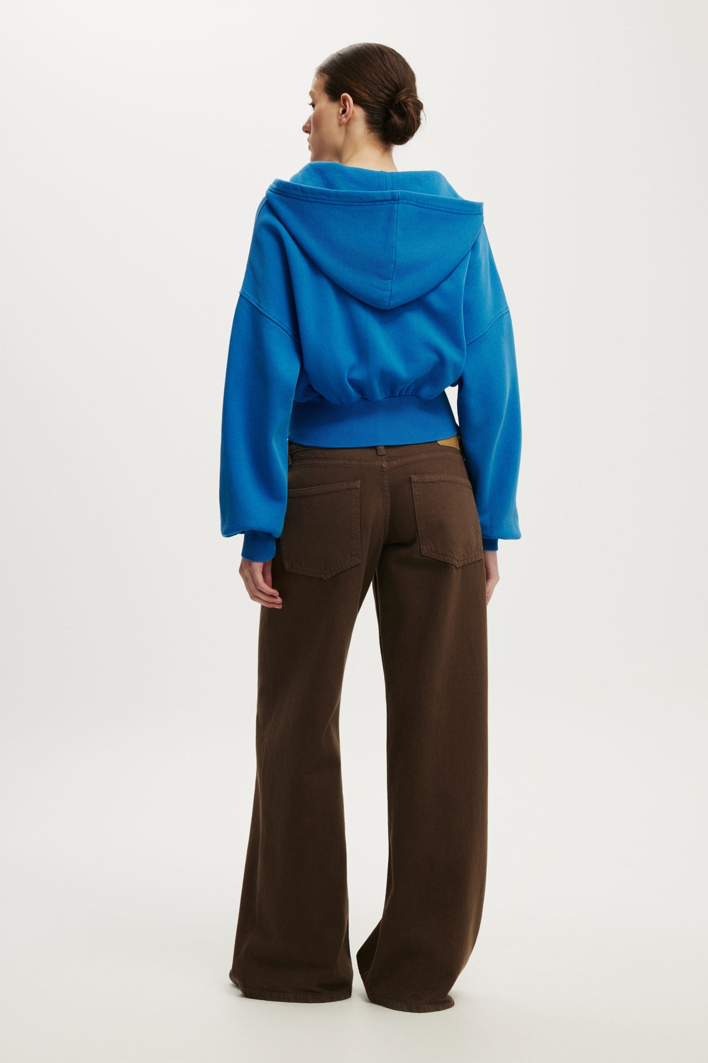 Oversized Zip Through Hoodie