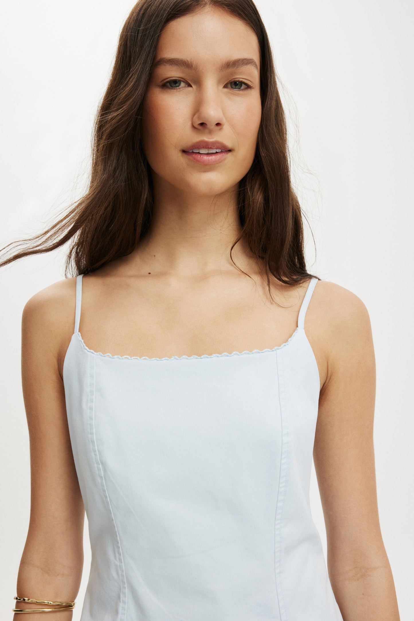 Seam Detailed Mini Dress