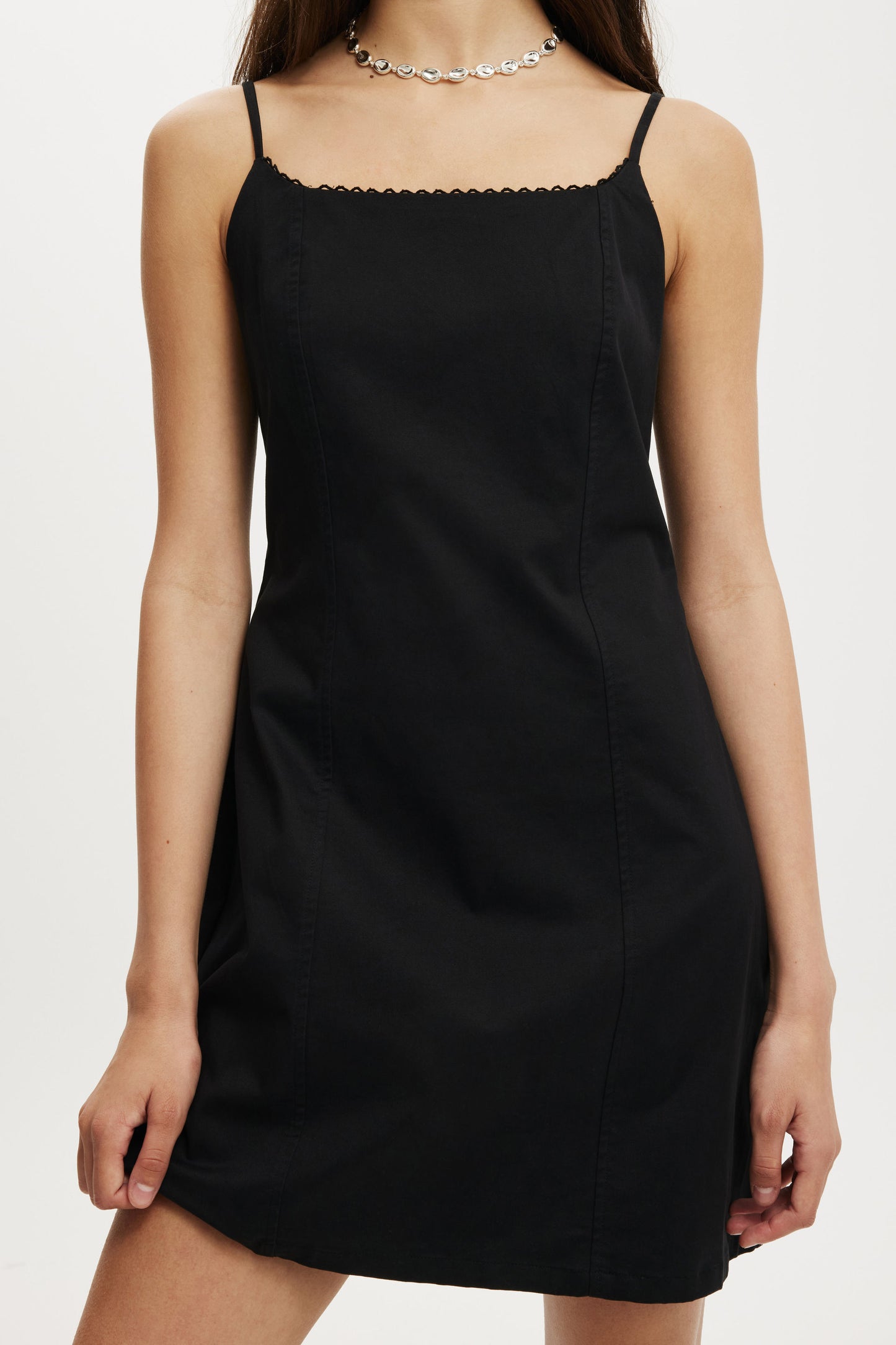 Seam Detailed Mini Dress