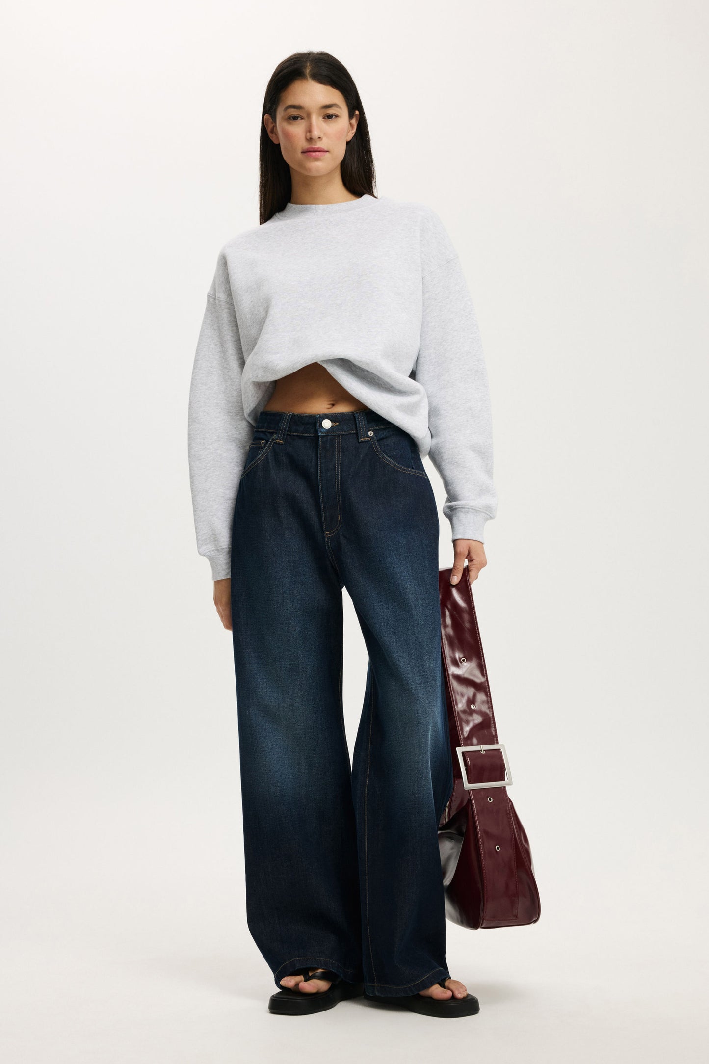 Oversized Fleece Sweatshirt