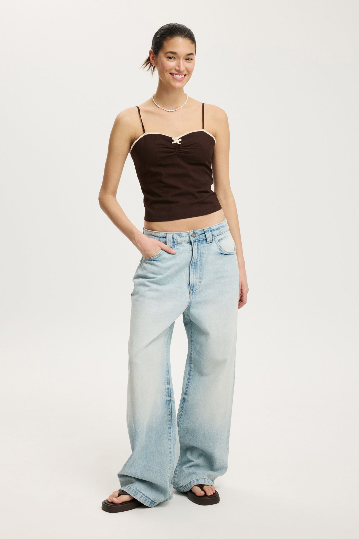 Bow Cotton Cami