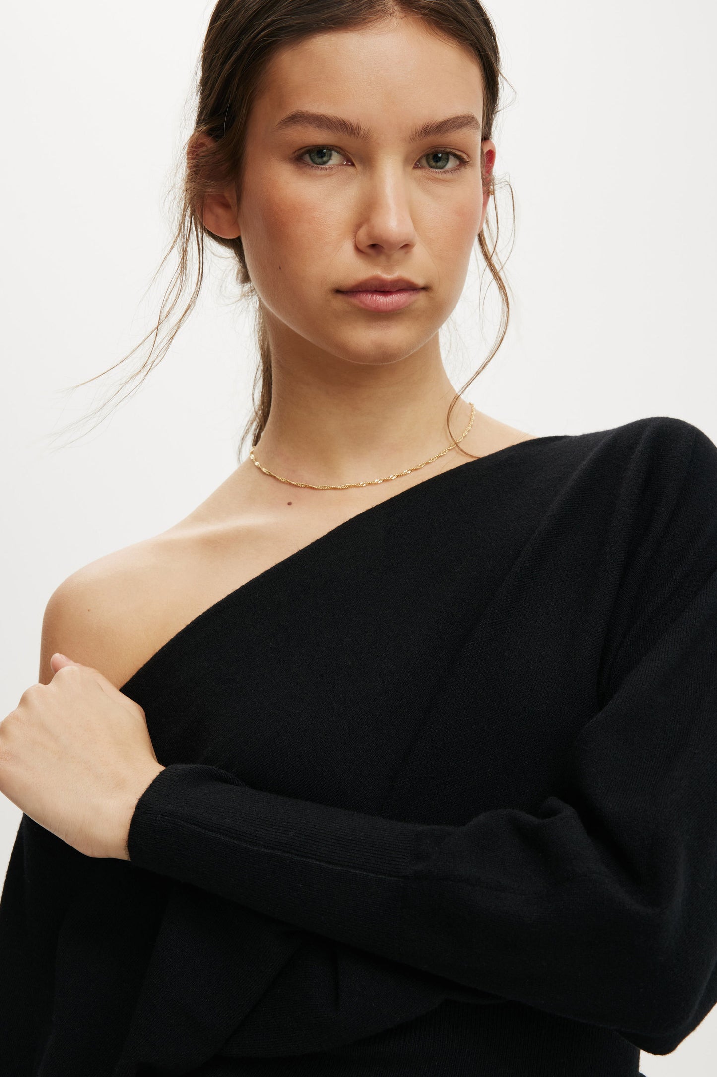 Everfine Ls Batwing Knit