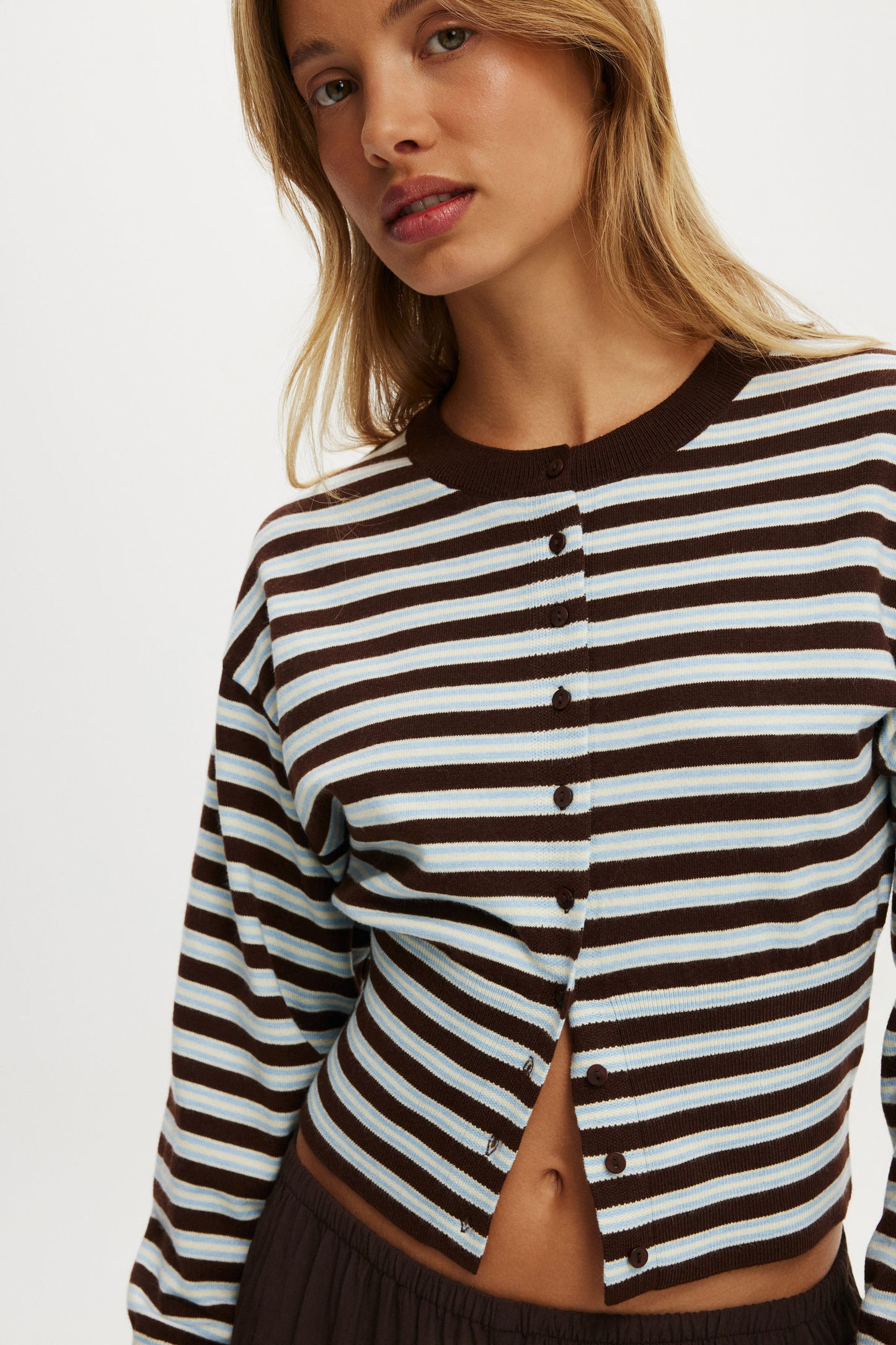 Sara Button Cardigan