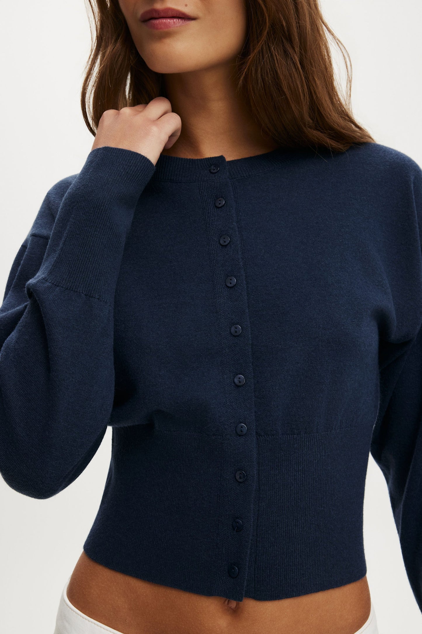 Sara Button Cardigan