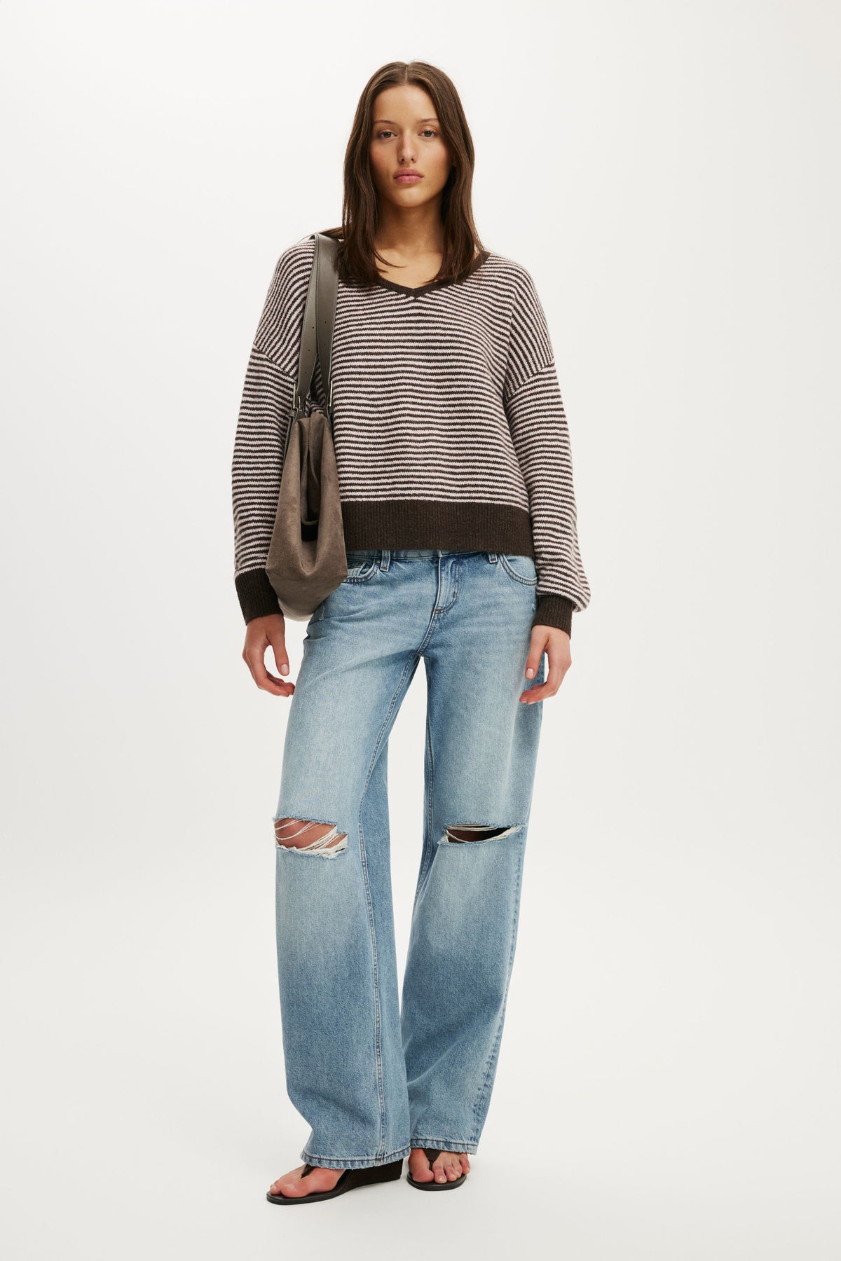 Softest Luxe Slouchy V Knit
