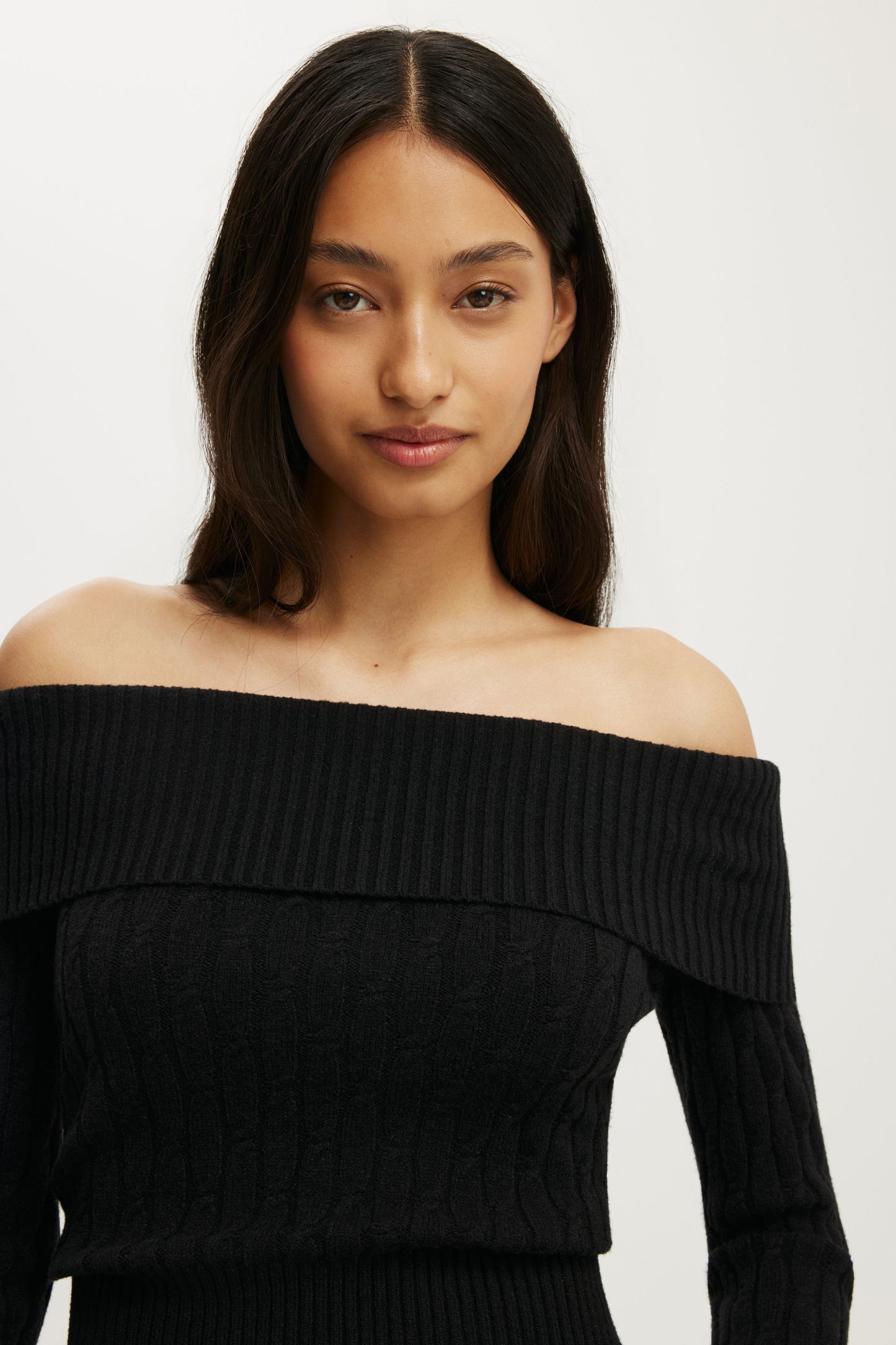 Lotus Off Shoulder Knit