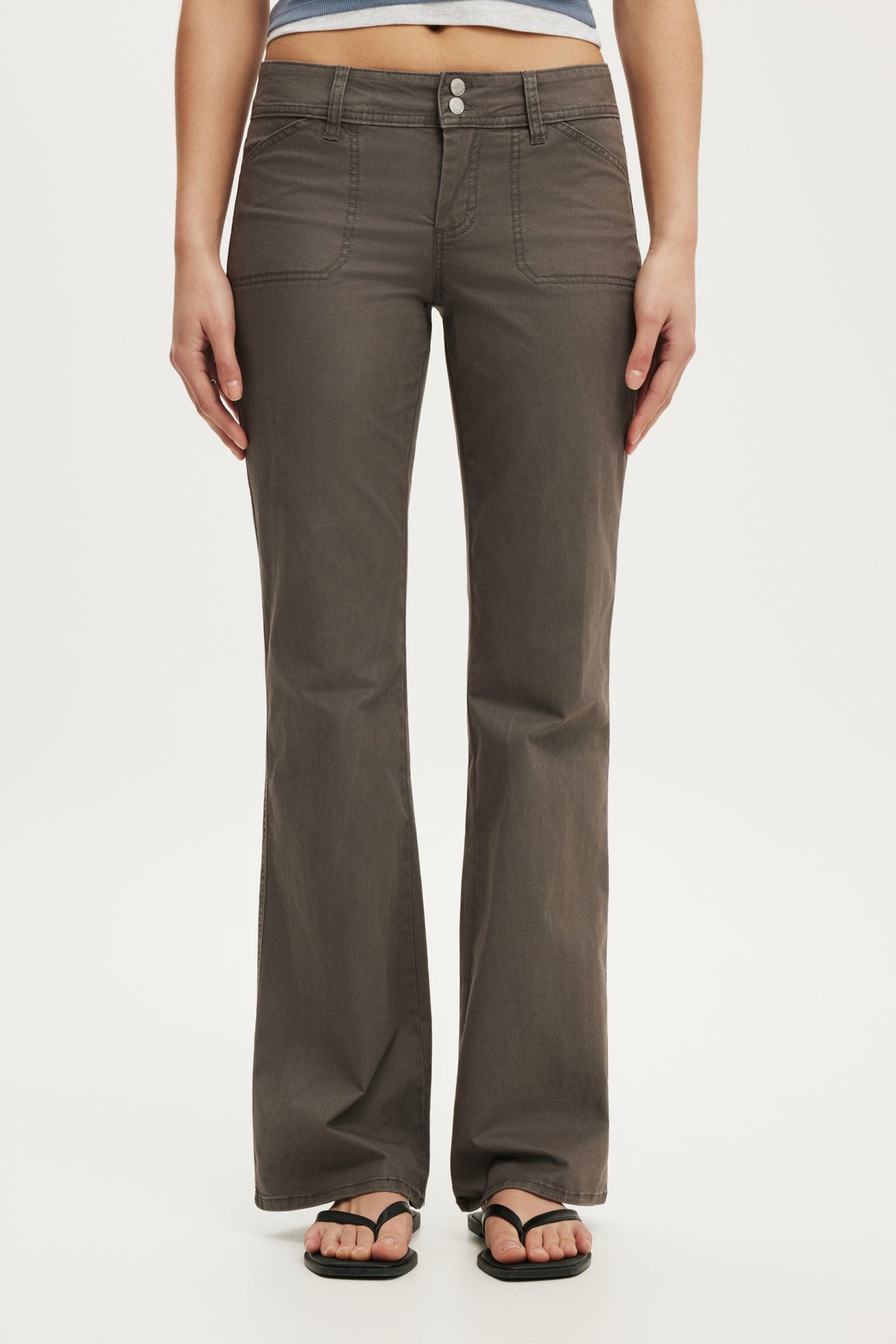 Suki Low Rise Bootleg Pant