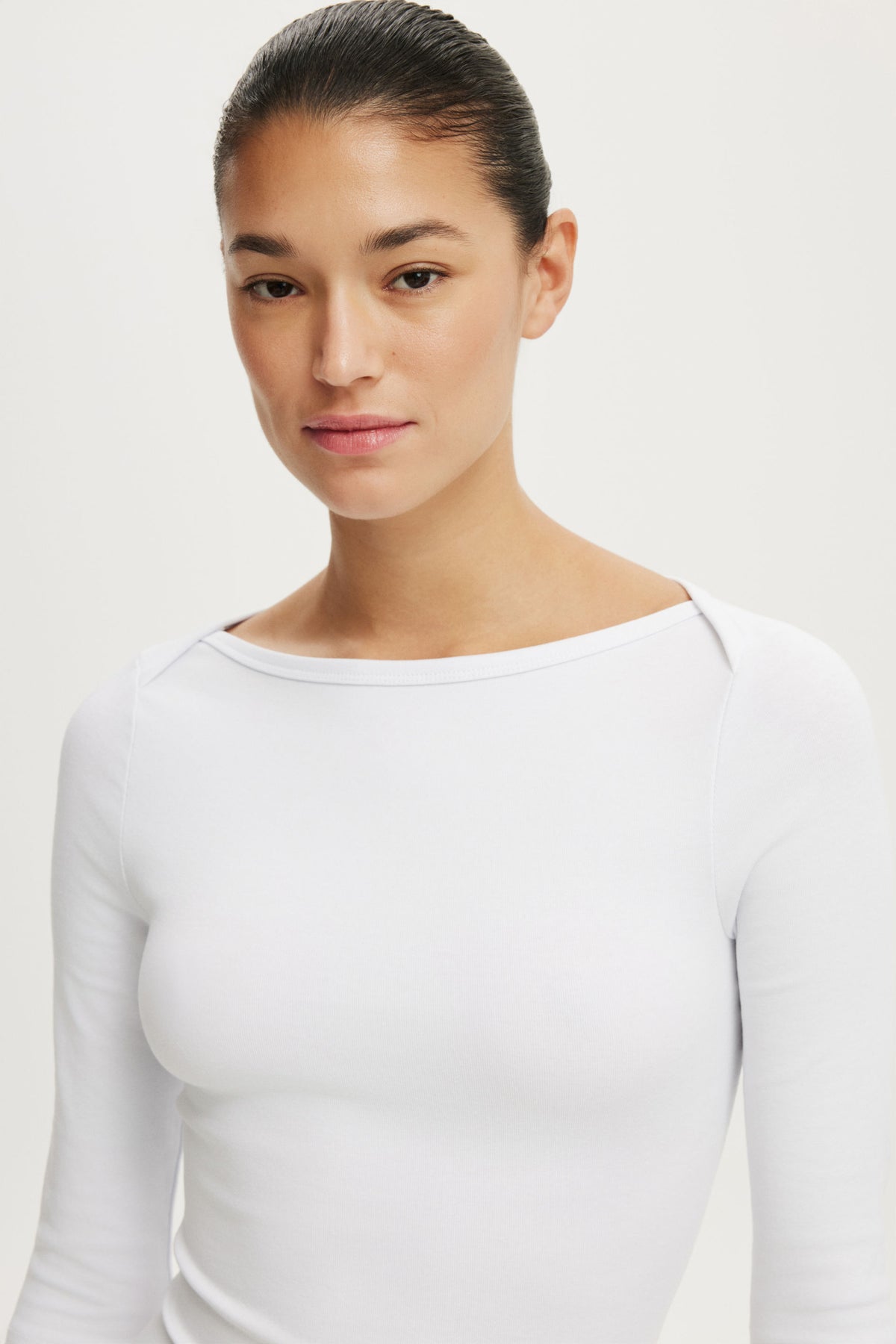 90S Boatneck ¾ Sleeve