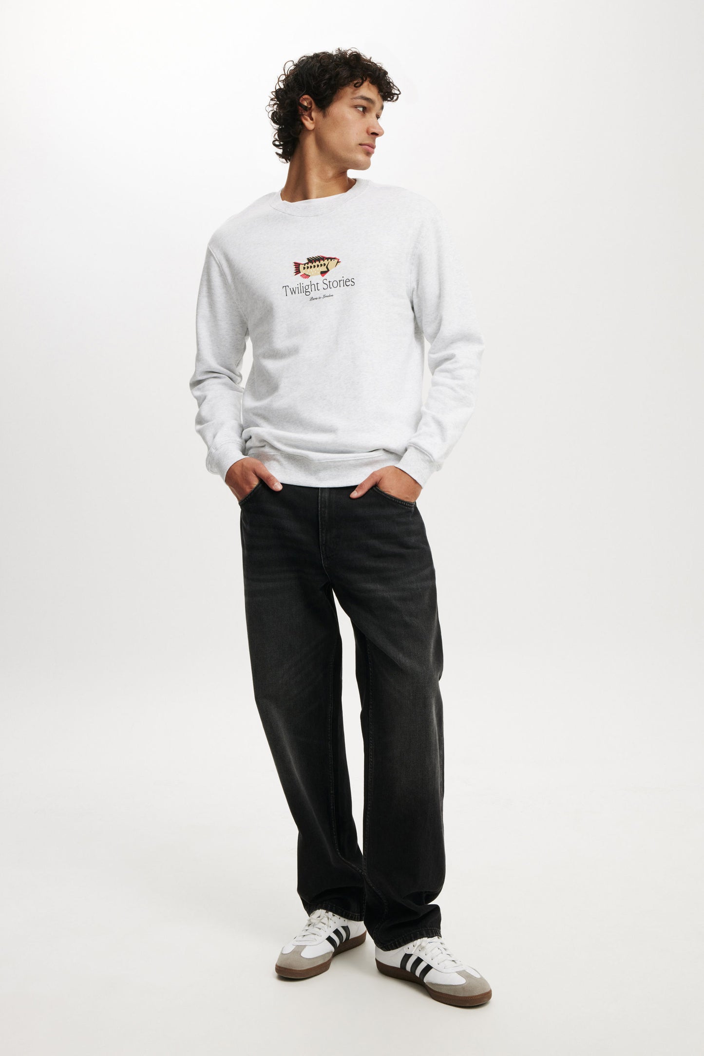 Graphic Crew Fleece