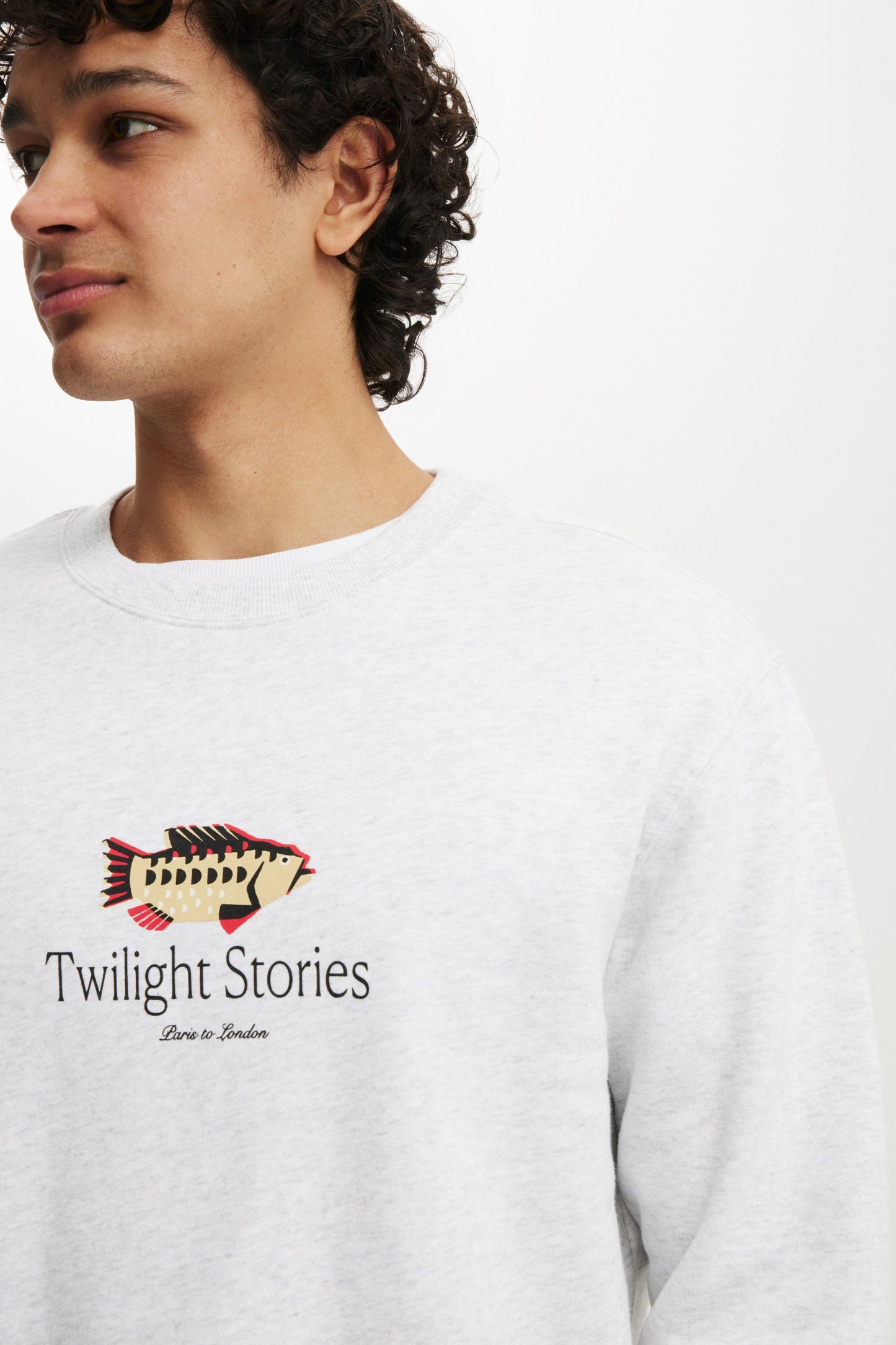 Graphic Crew Fleece