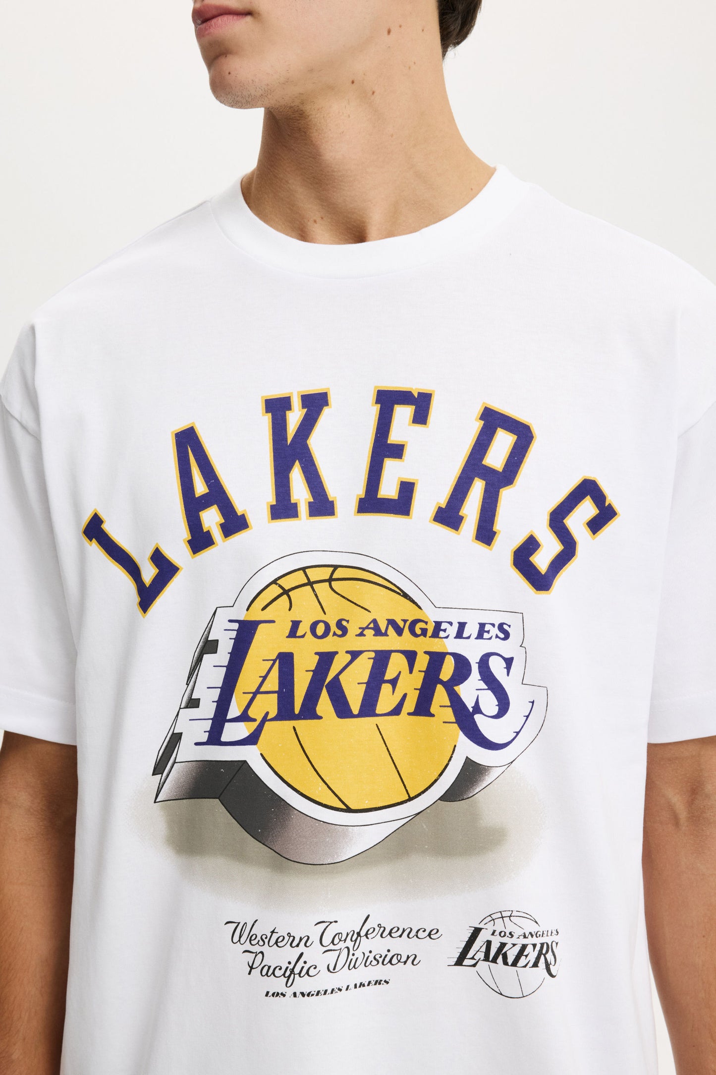 NBA LA Lakers Box Fit T-Shirt