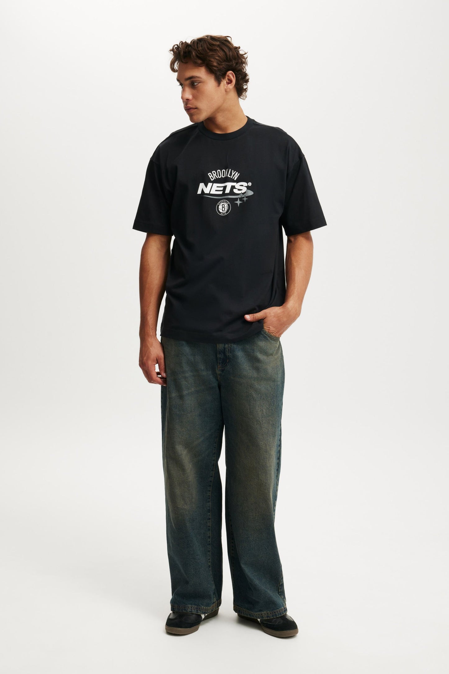 Brooklyn Nets Box Fit T-Shirt