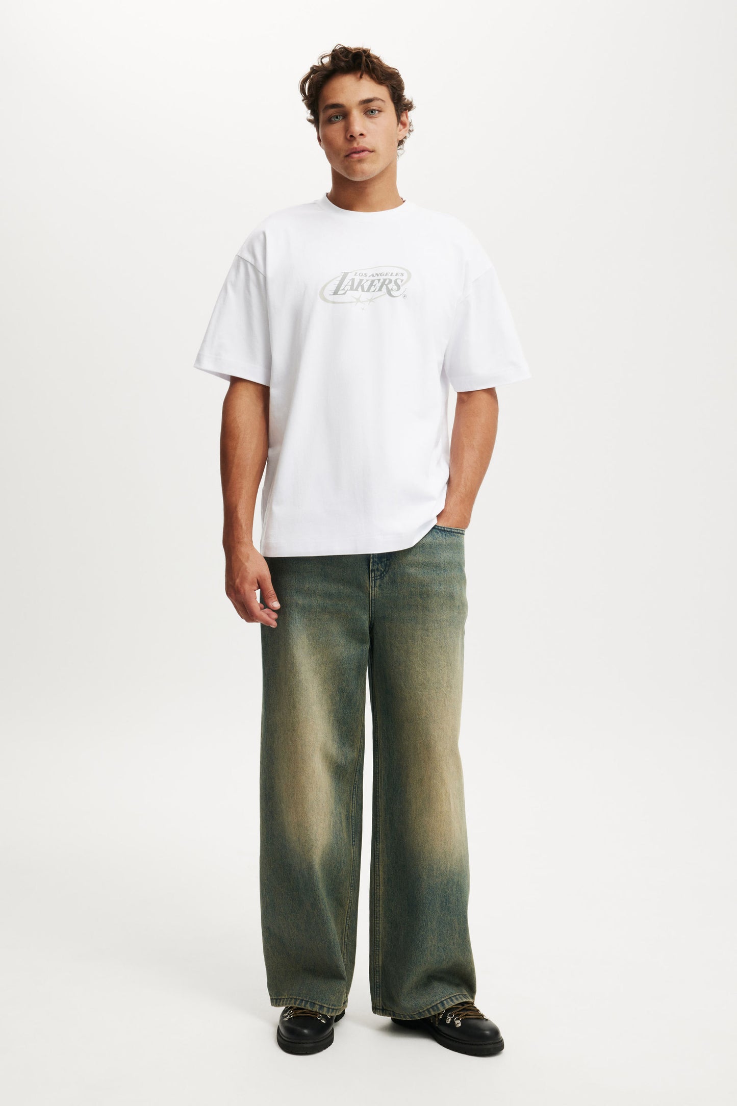 LA Lakers Box Fit T-Shirt