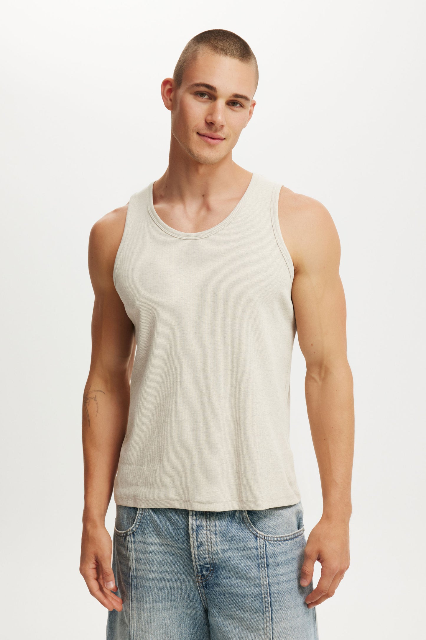 Loose Fit Rib Tank