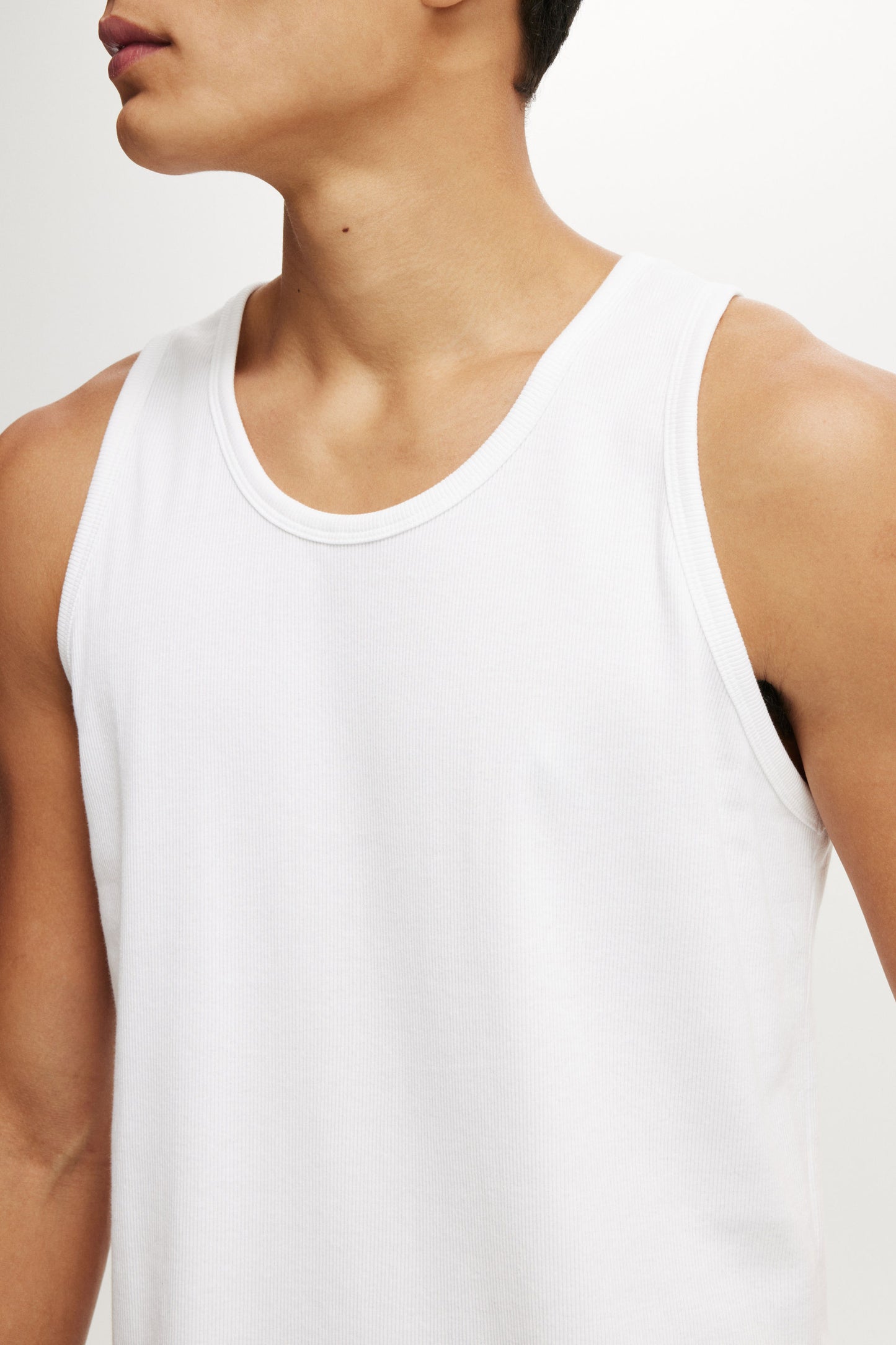Loose Fit Rib Tank