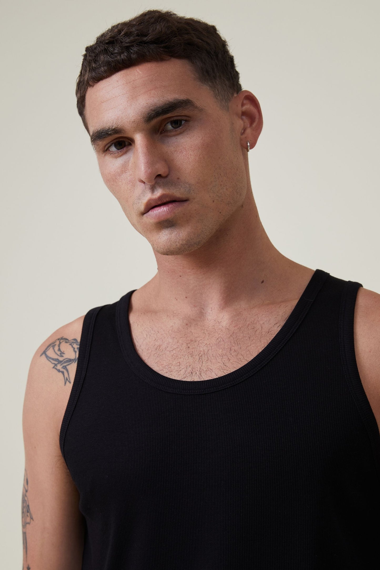 Loose Fit Rib Tank