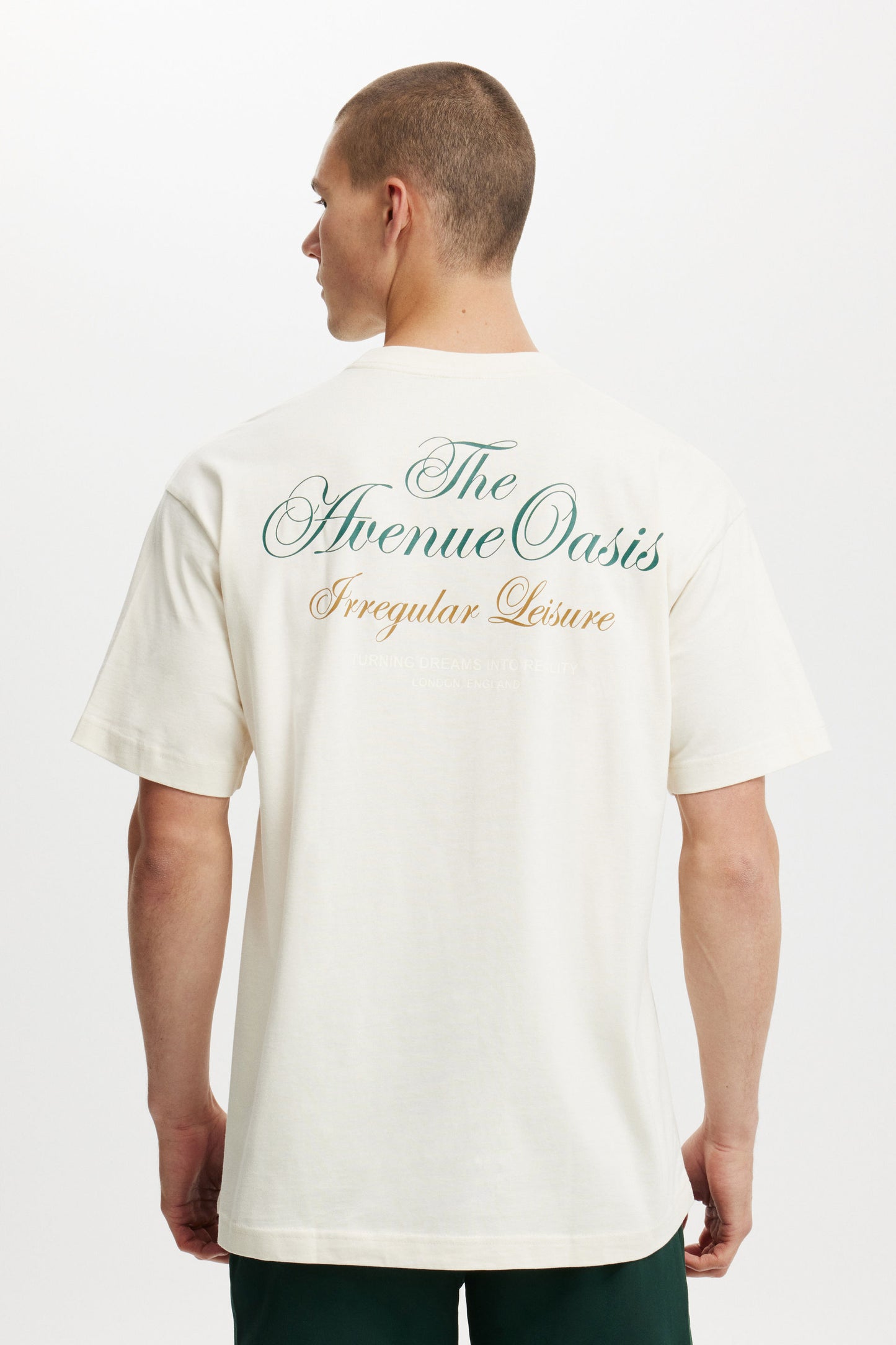Box Fit Text T-Shirt