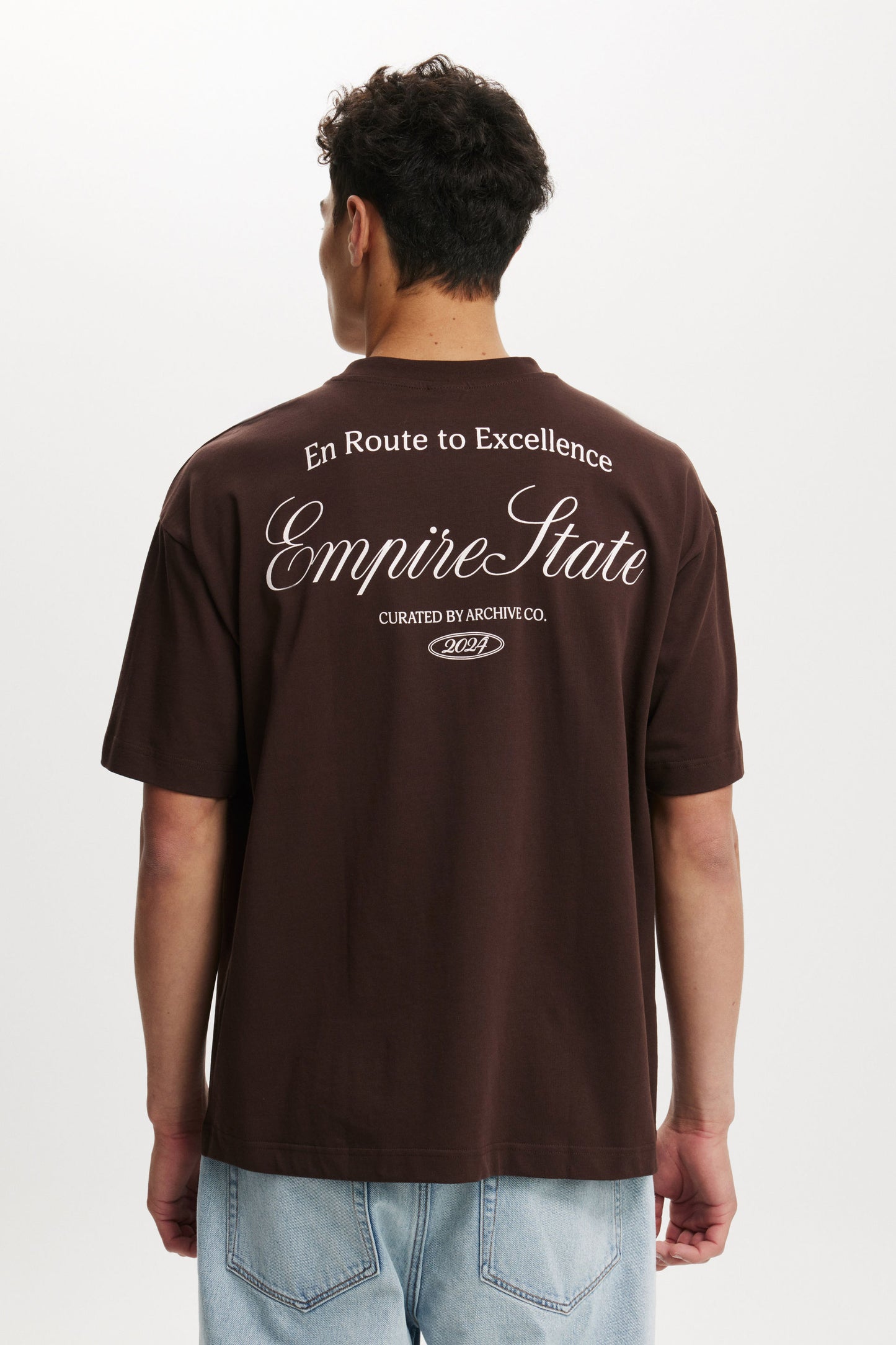 Box Fit Text T-Shirt