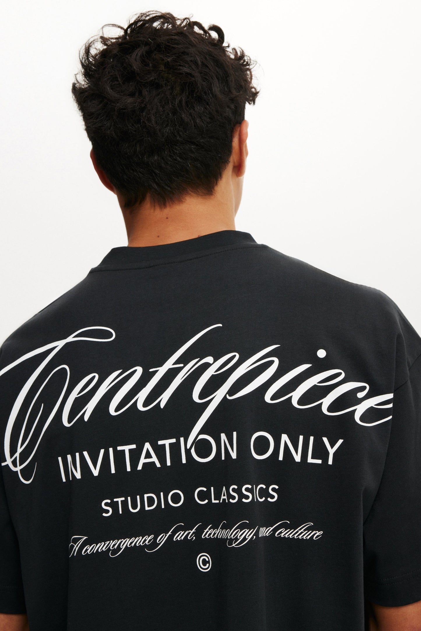 Box Fit Text T-Shirt