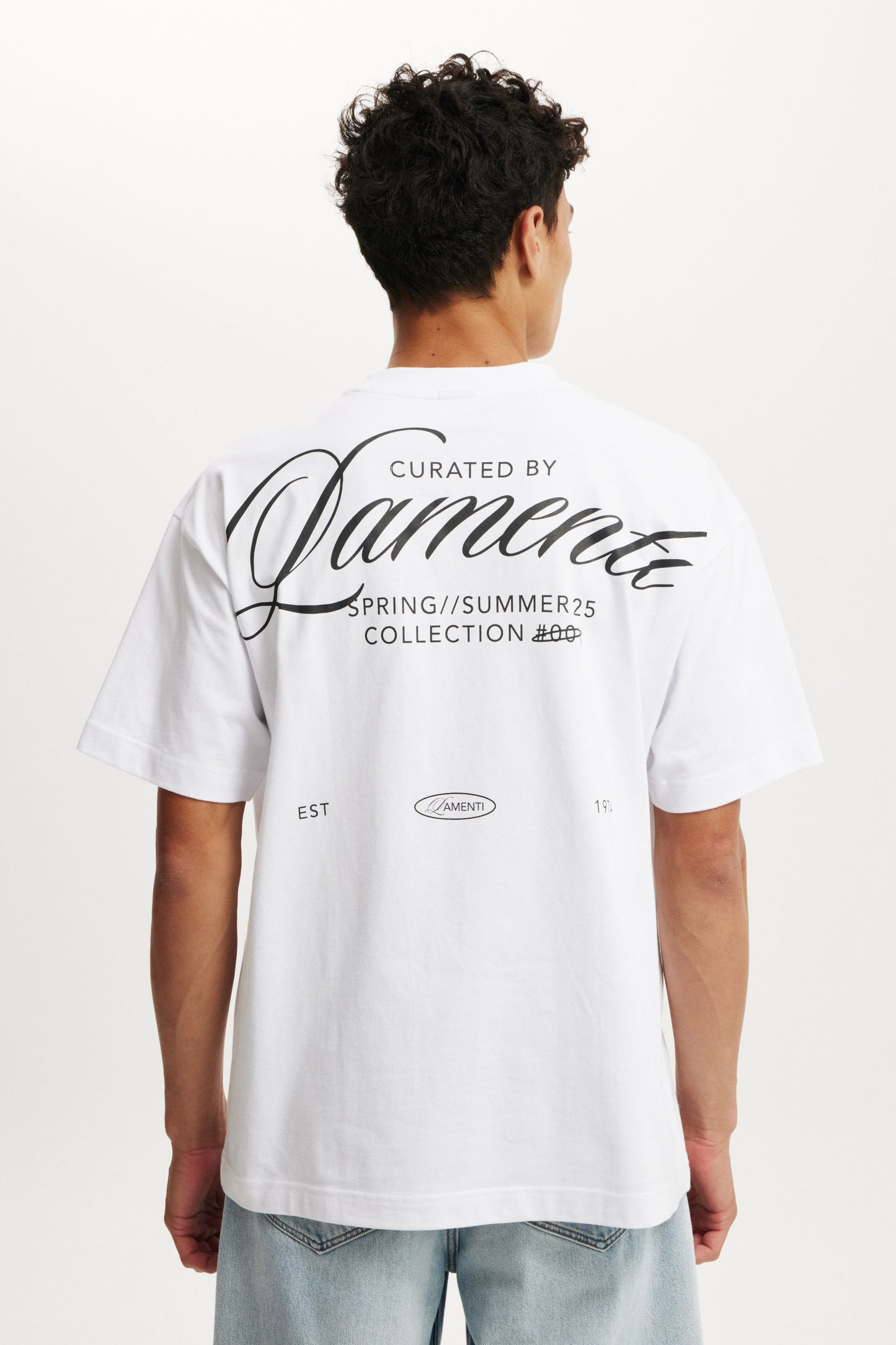 Box Fit Text T-Shirt