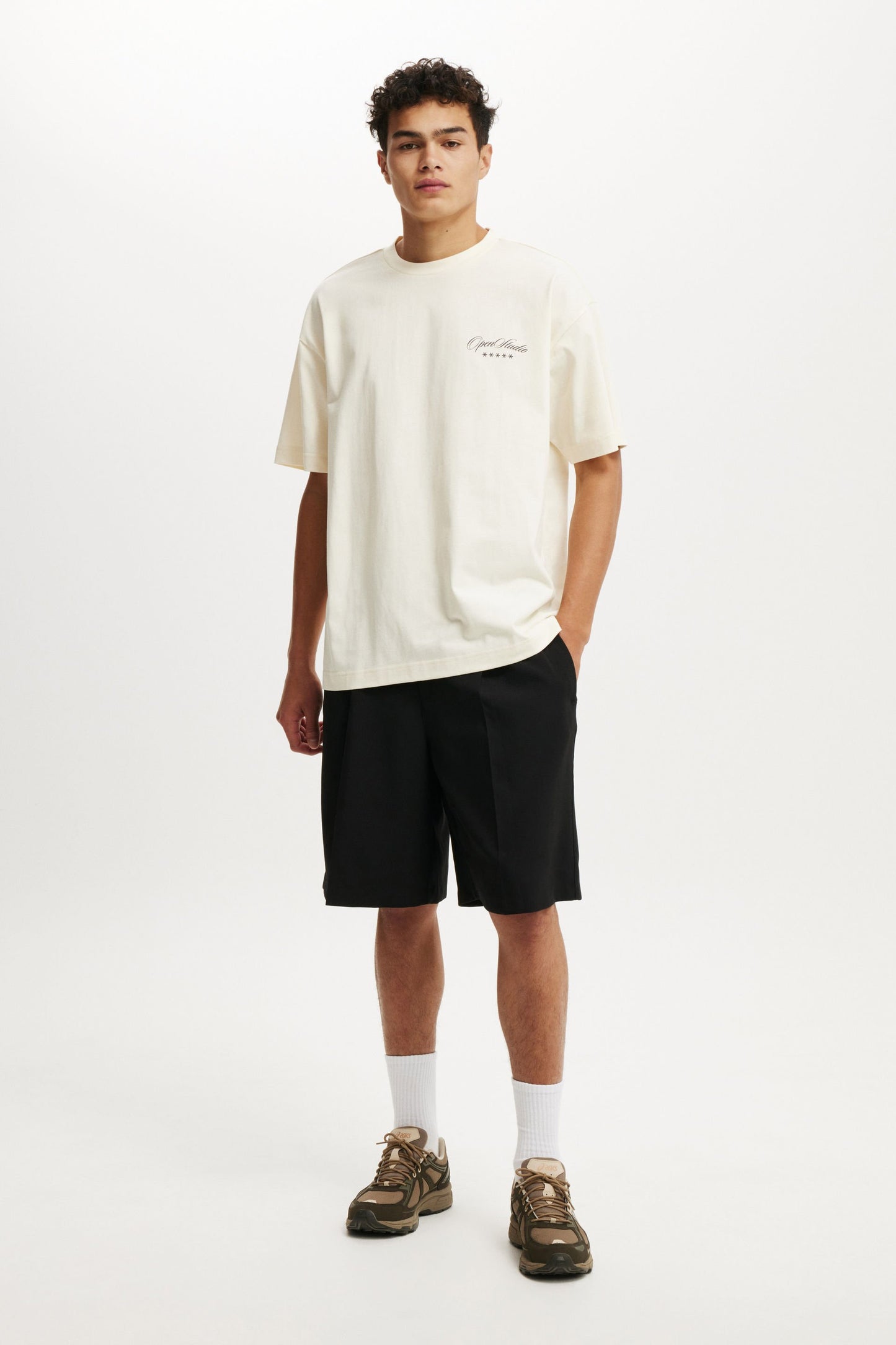 Box Fit Text T-Shirt