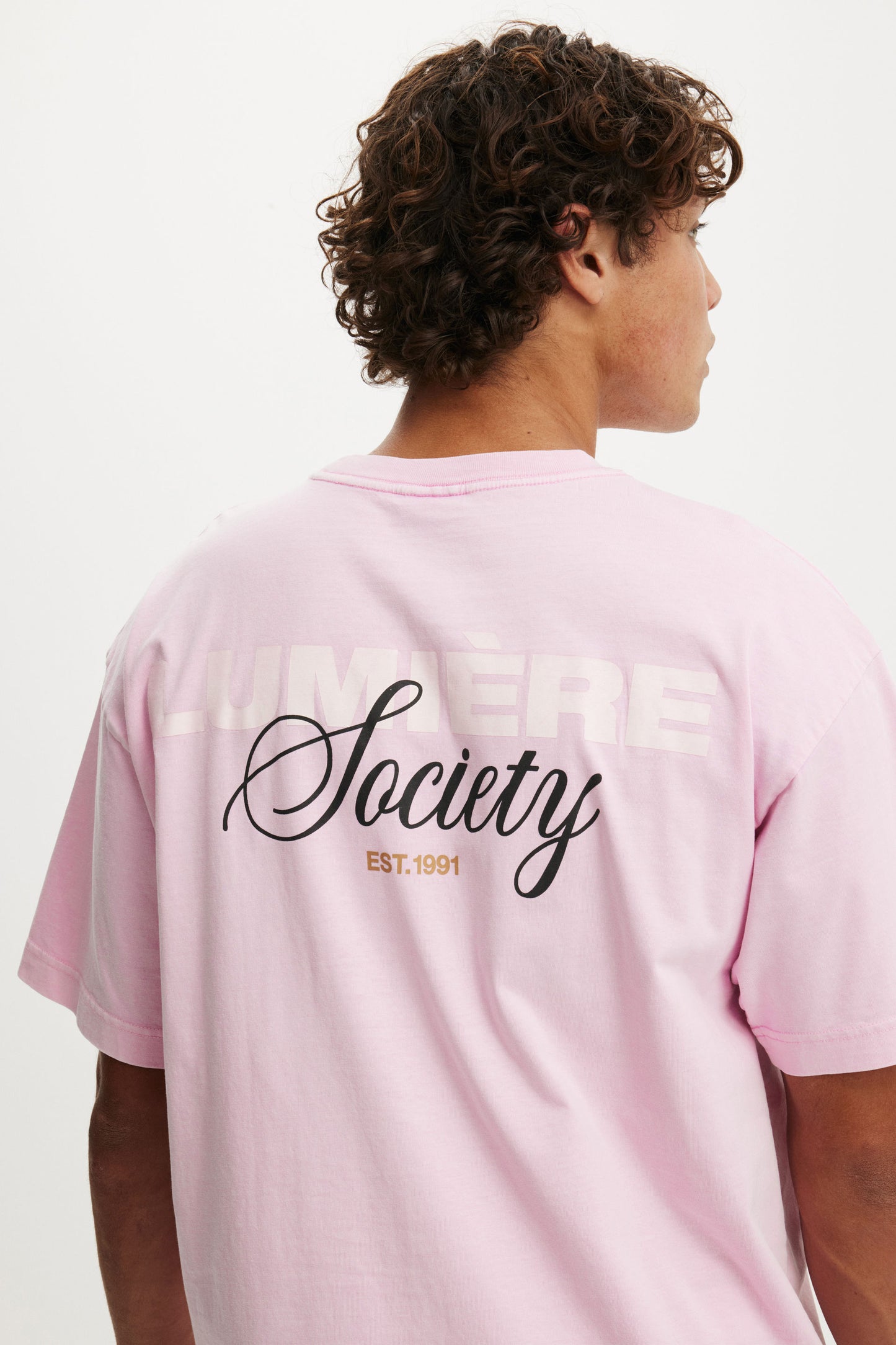 Box Fit Text T-Shirt