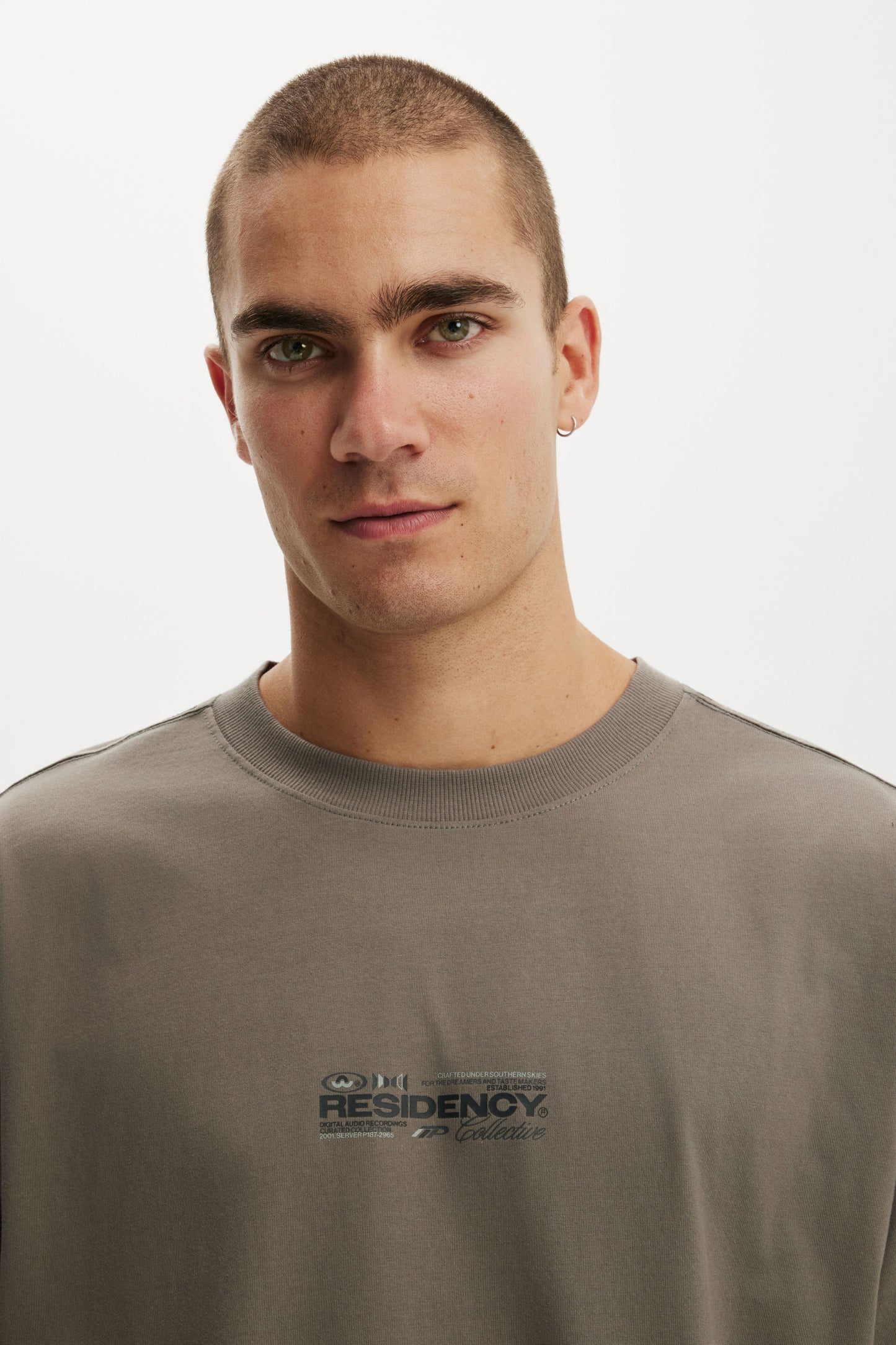 Box Fit Text T-Shirt
