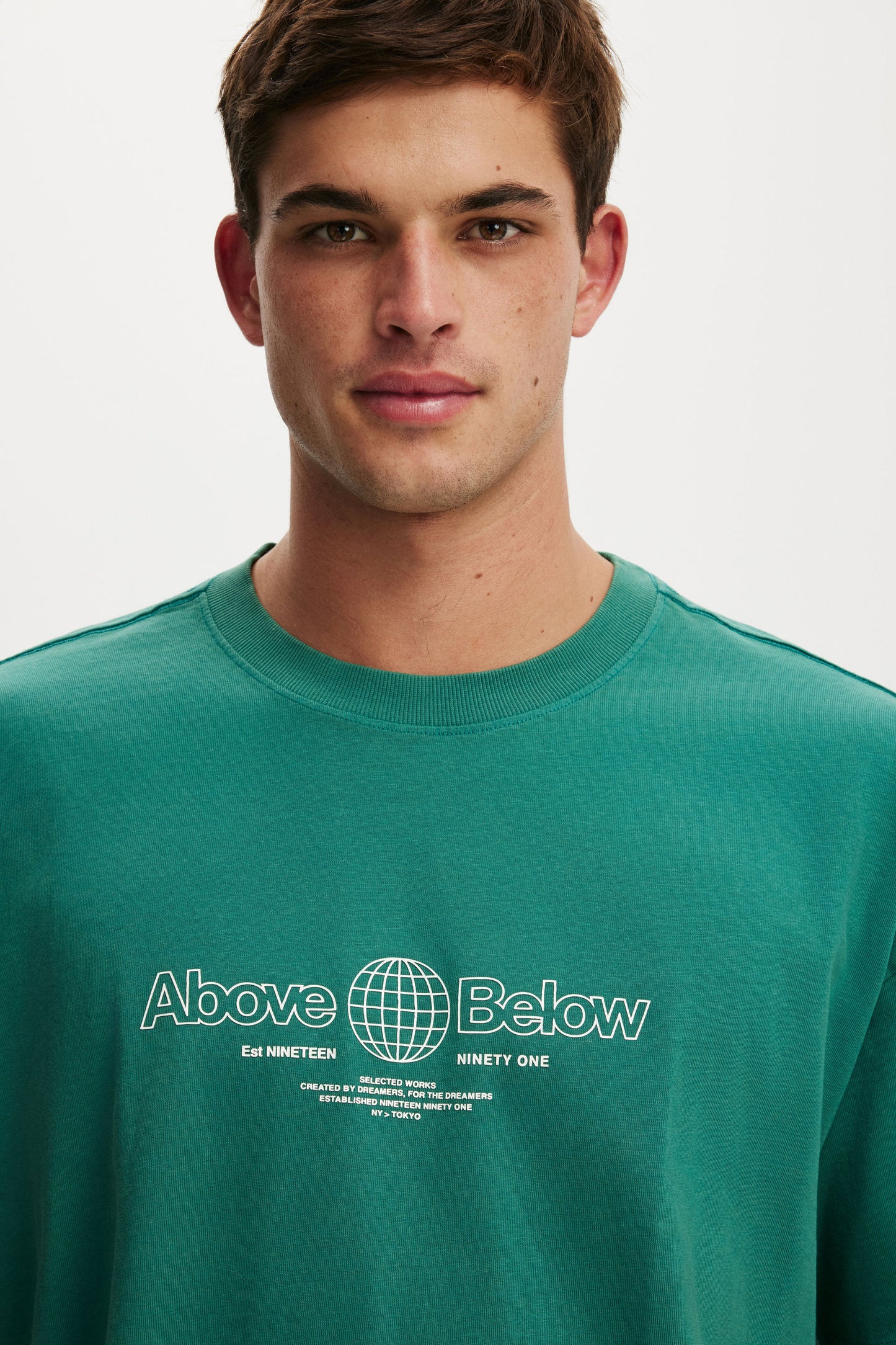 Box Fit Text T-Shirt