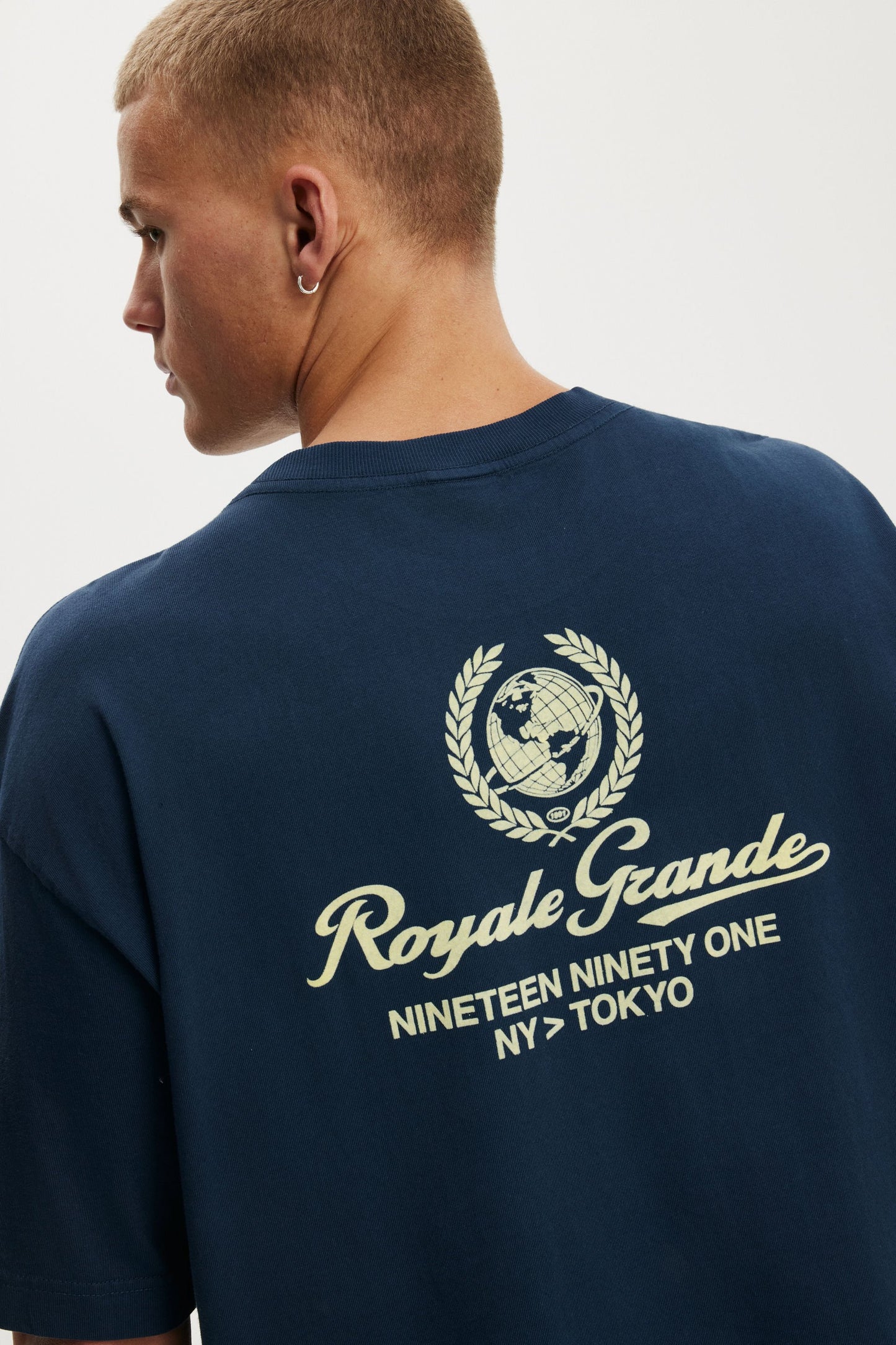 Box Fit Text T-Shirt