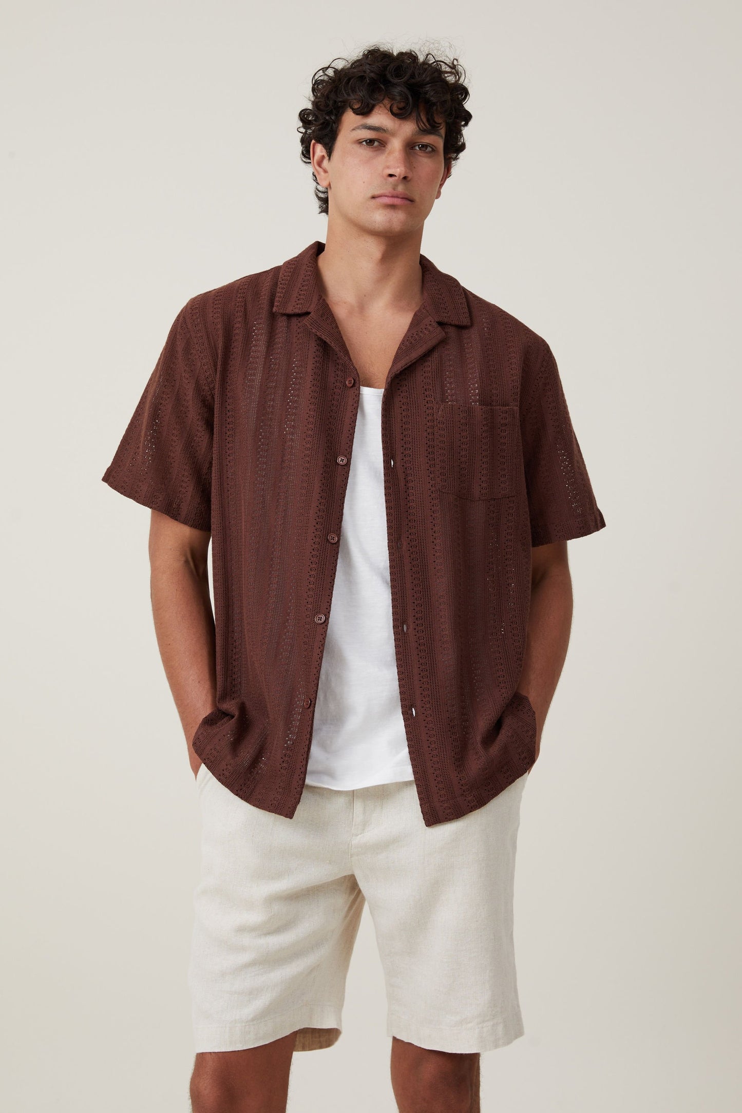 Linen Pleat Short