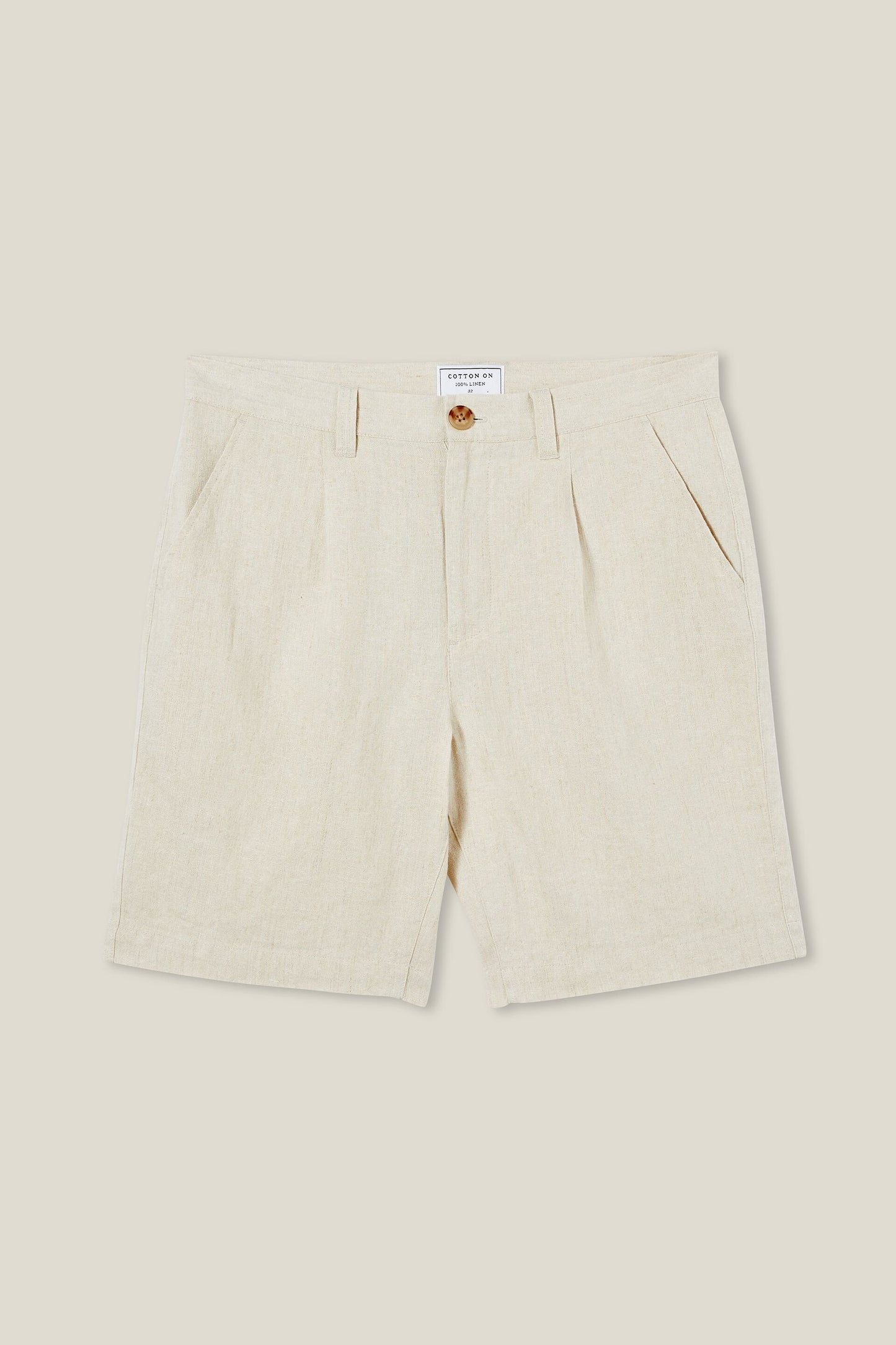 Linen Pleat Short