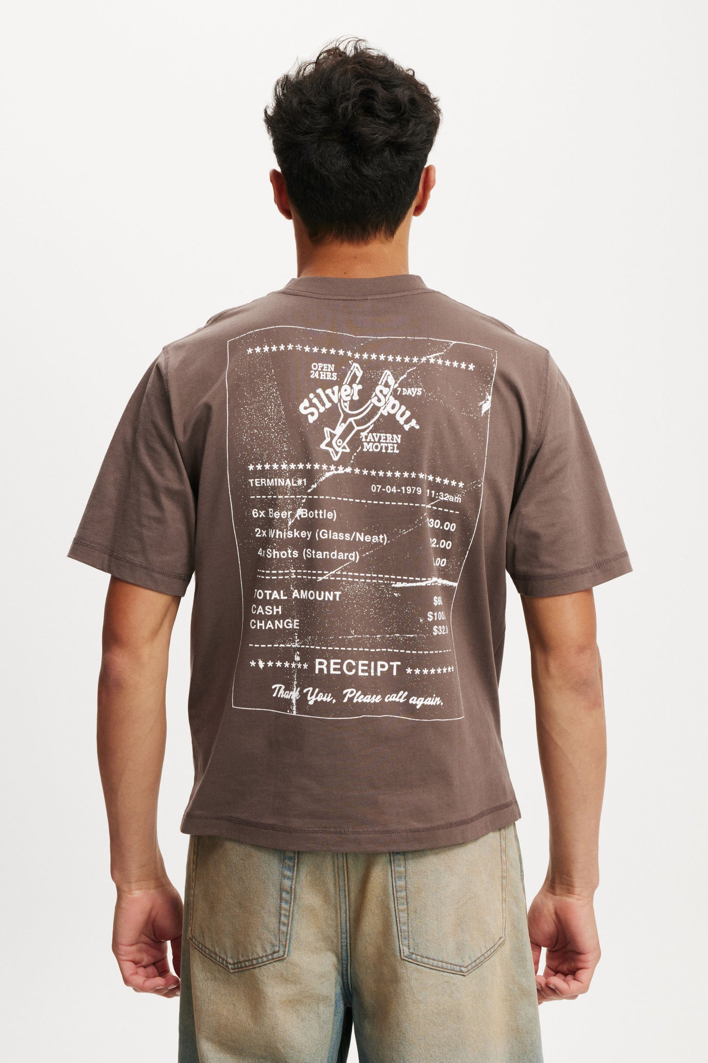 Cropped Fit Graphic T-Shirt