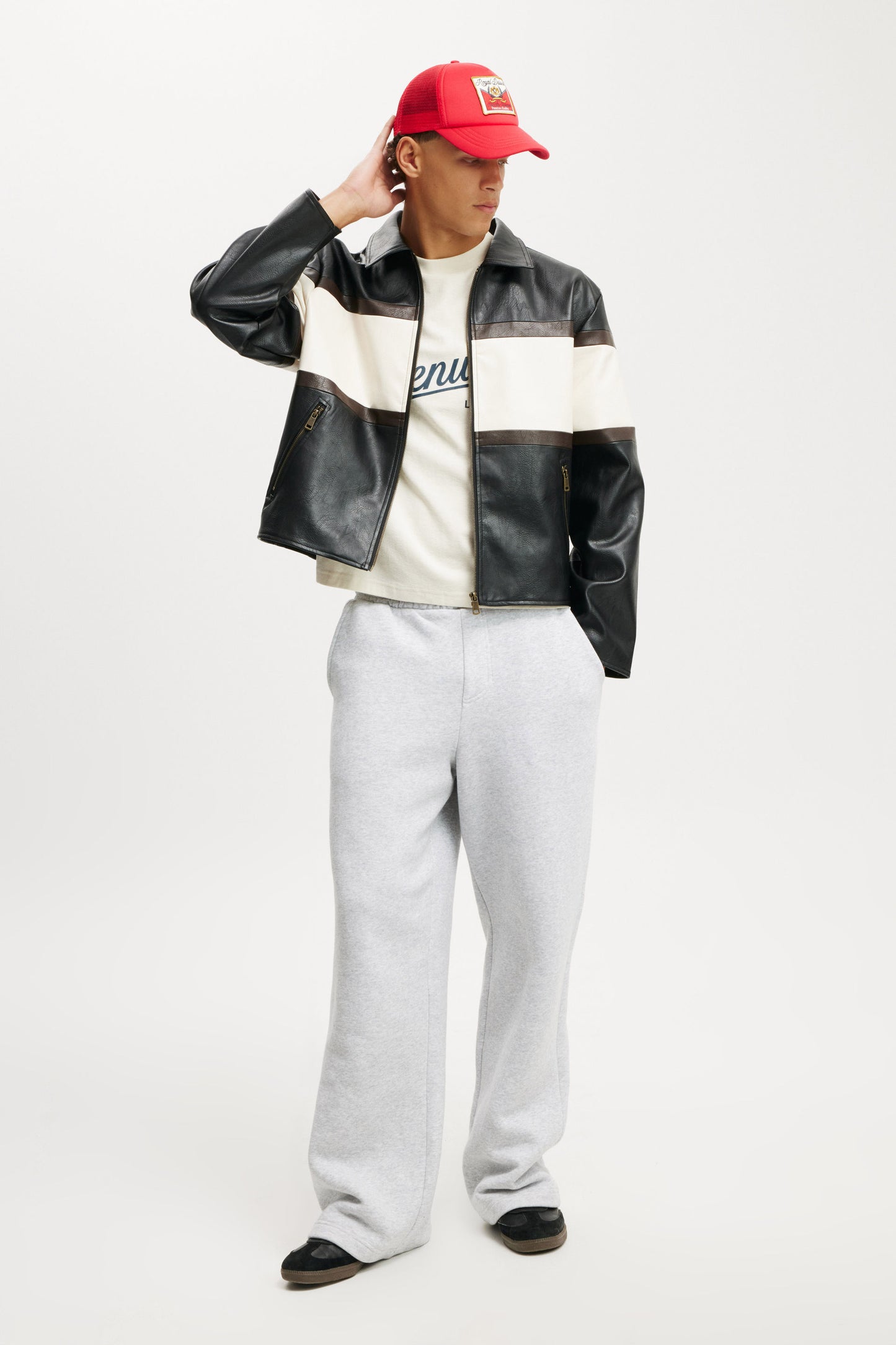 Cropped Fit Graphic T-Shirt