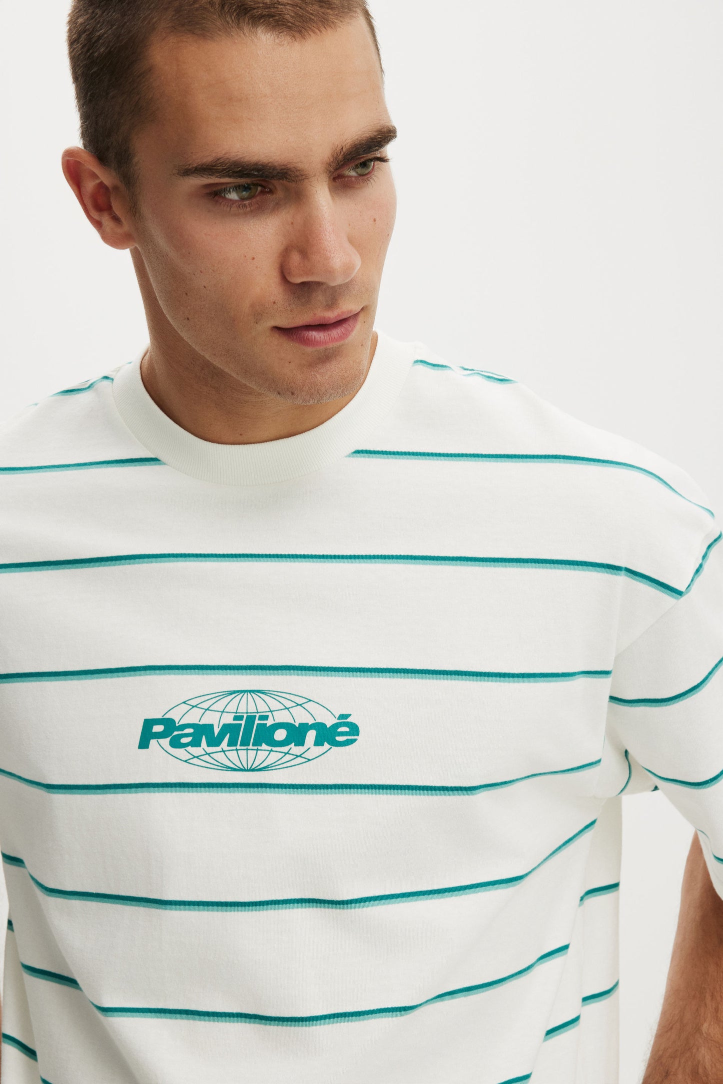 Cropped Fit Graphic T-Shirt