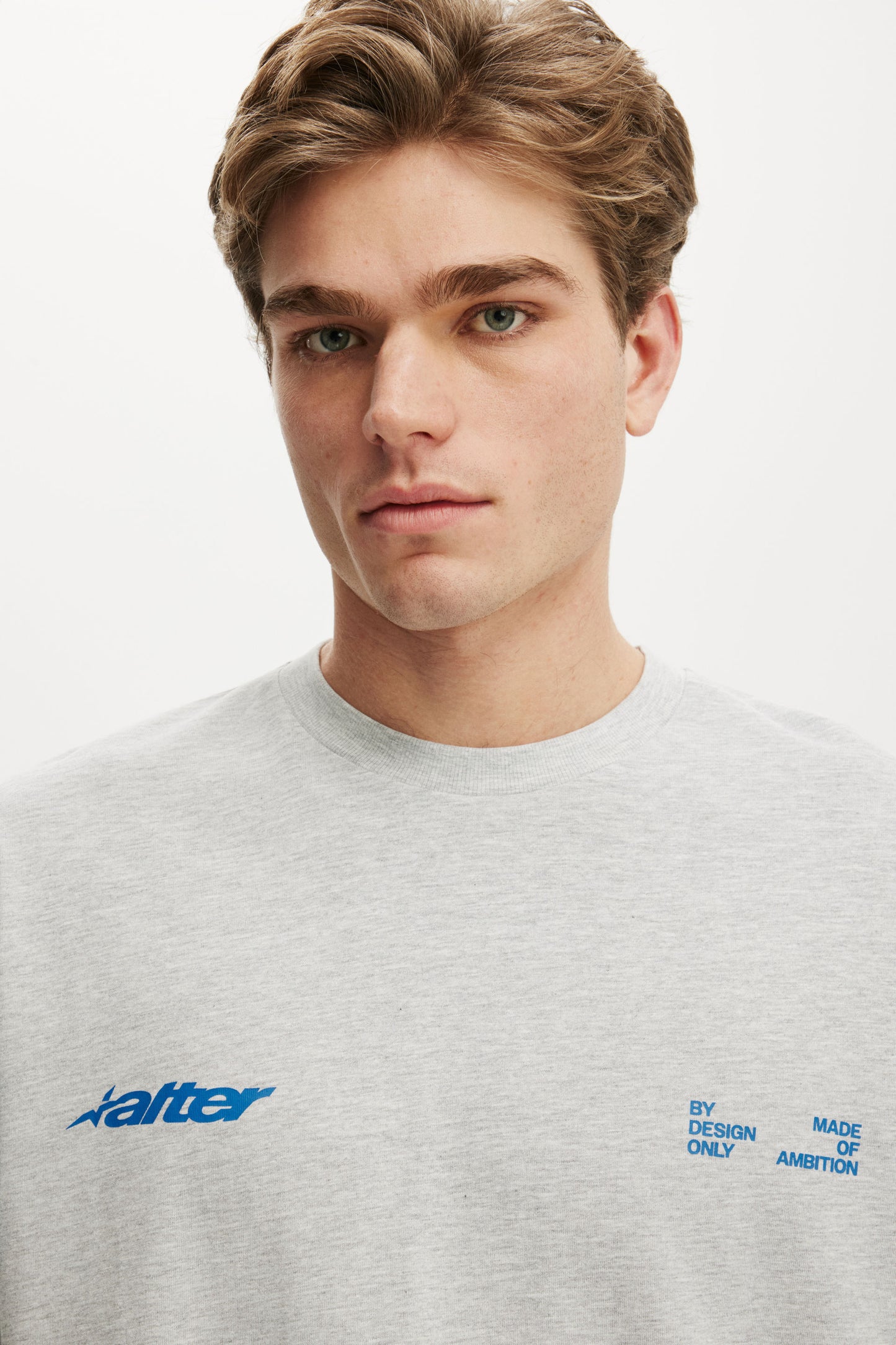 Cropped Fit Graphic T-Shirt