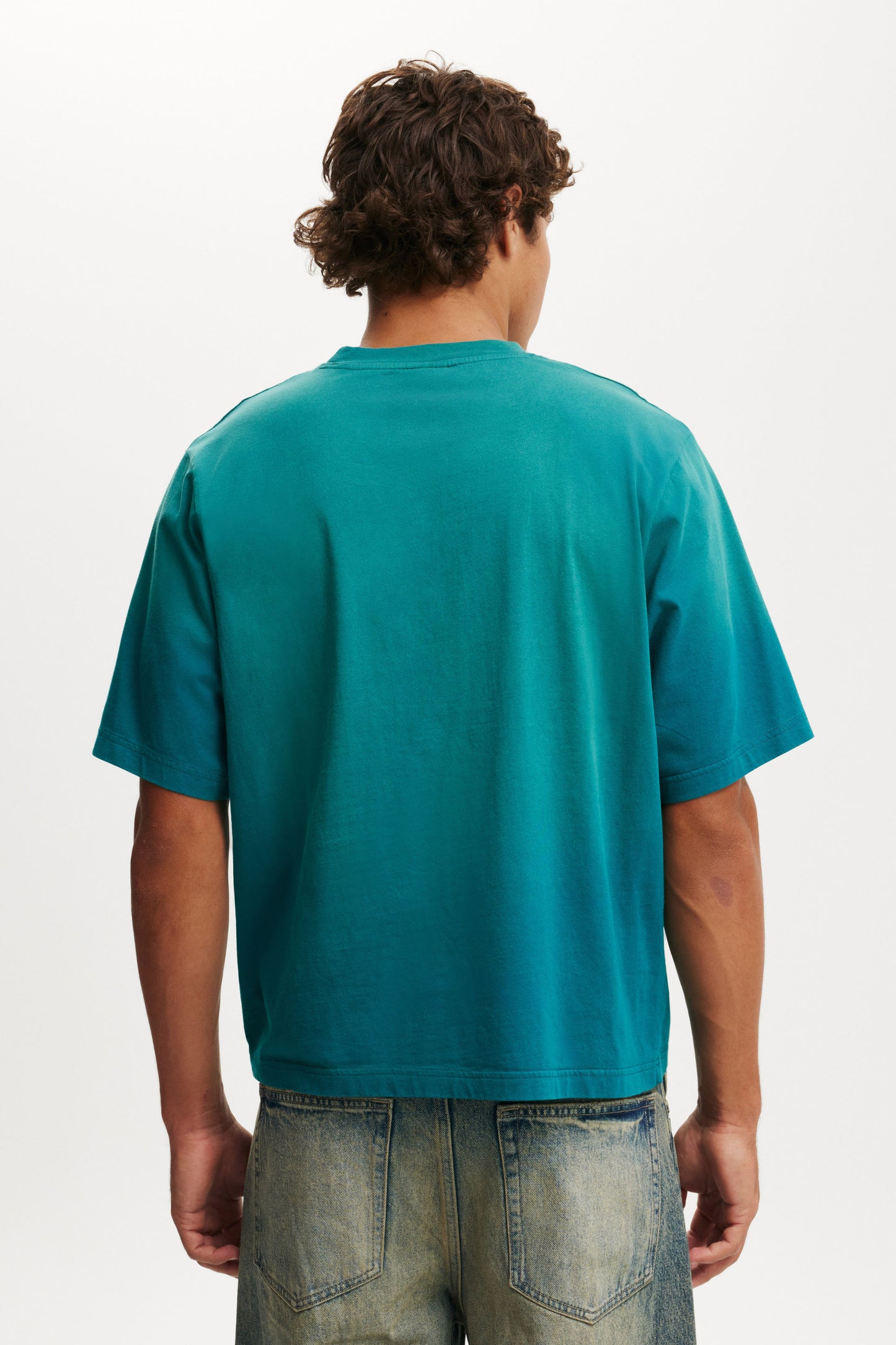 Cropped Fit Graphic T-Shirt