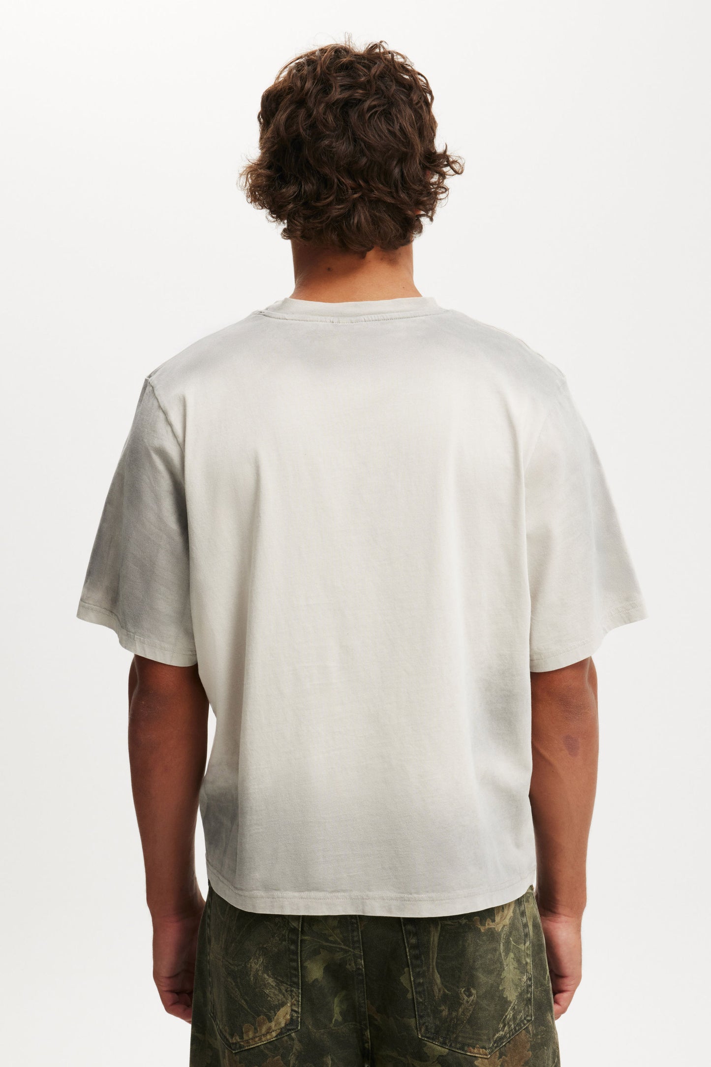 Cropped Fit Graphic T-Shirt
