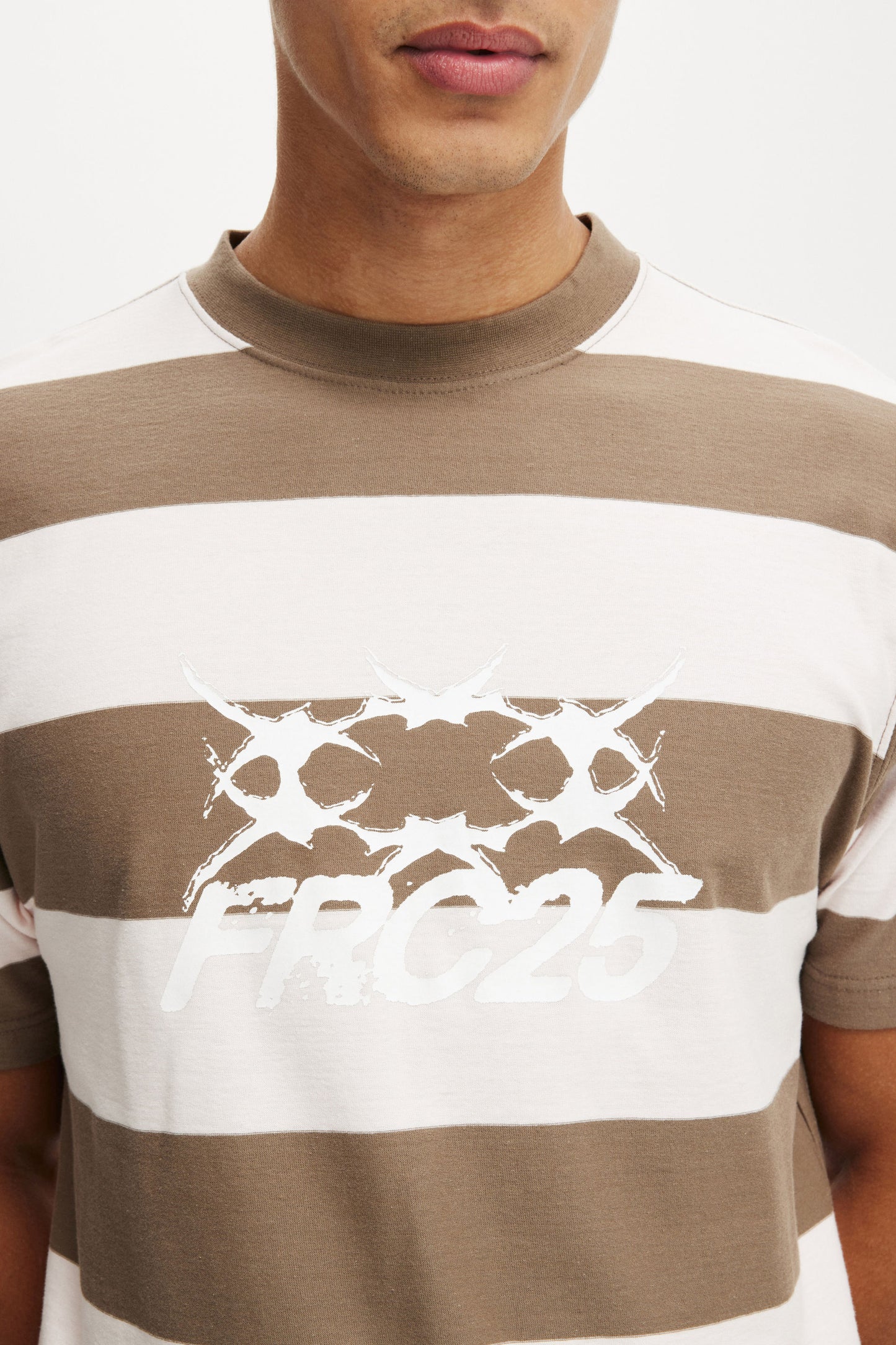 Cropped Fit Graphic T-Shirt