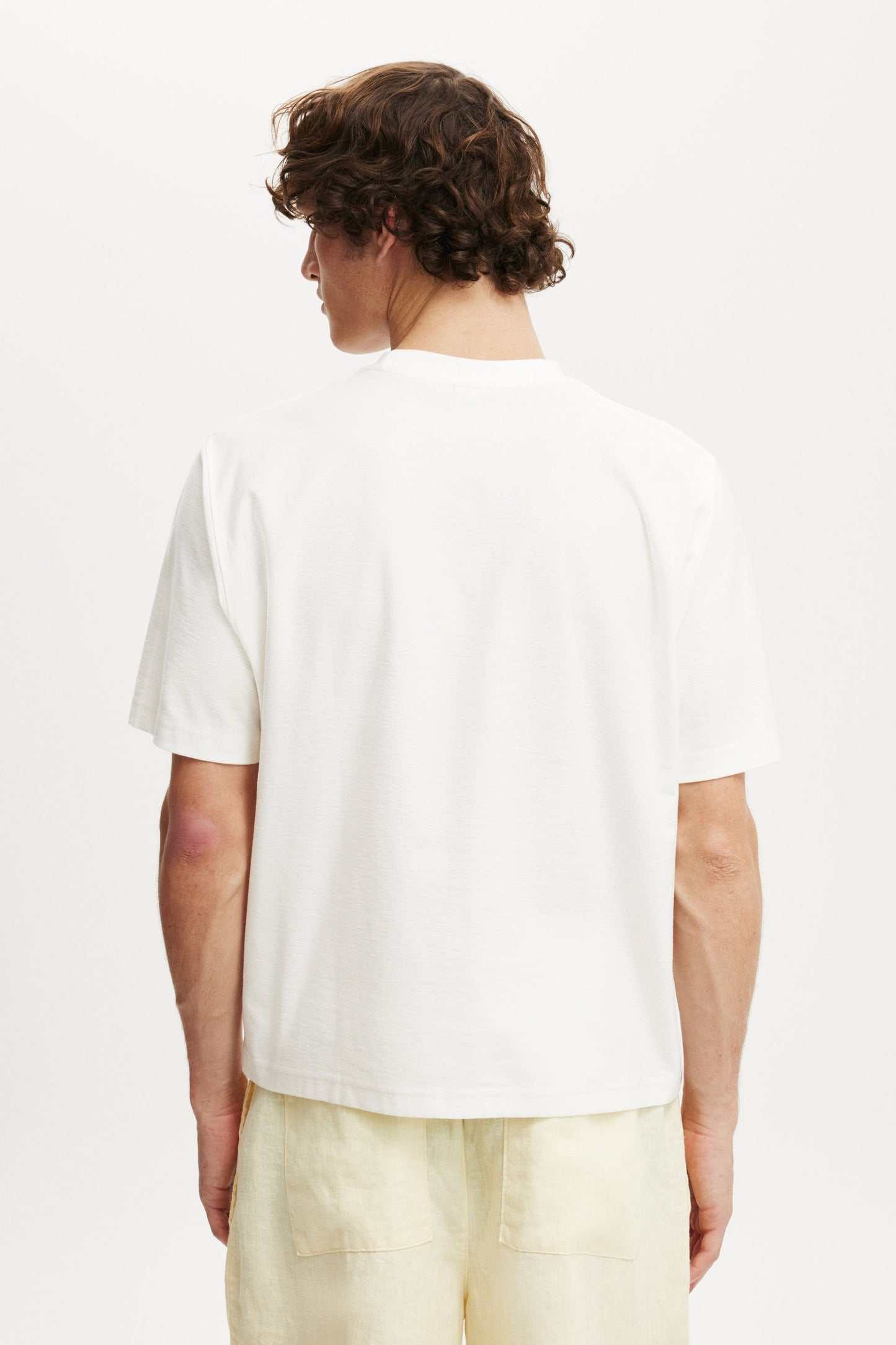 Cropped Fit Graphic T-Shirt