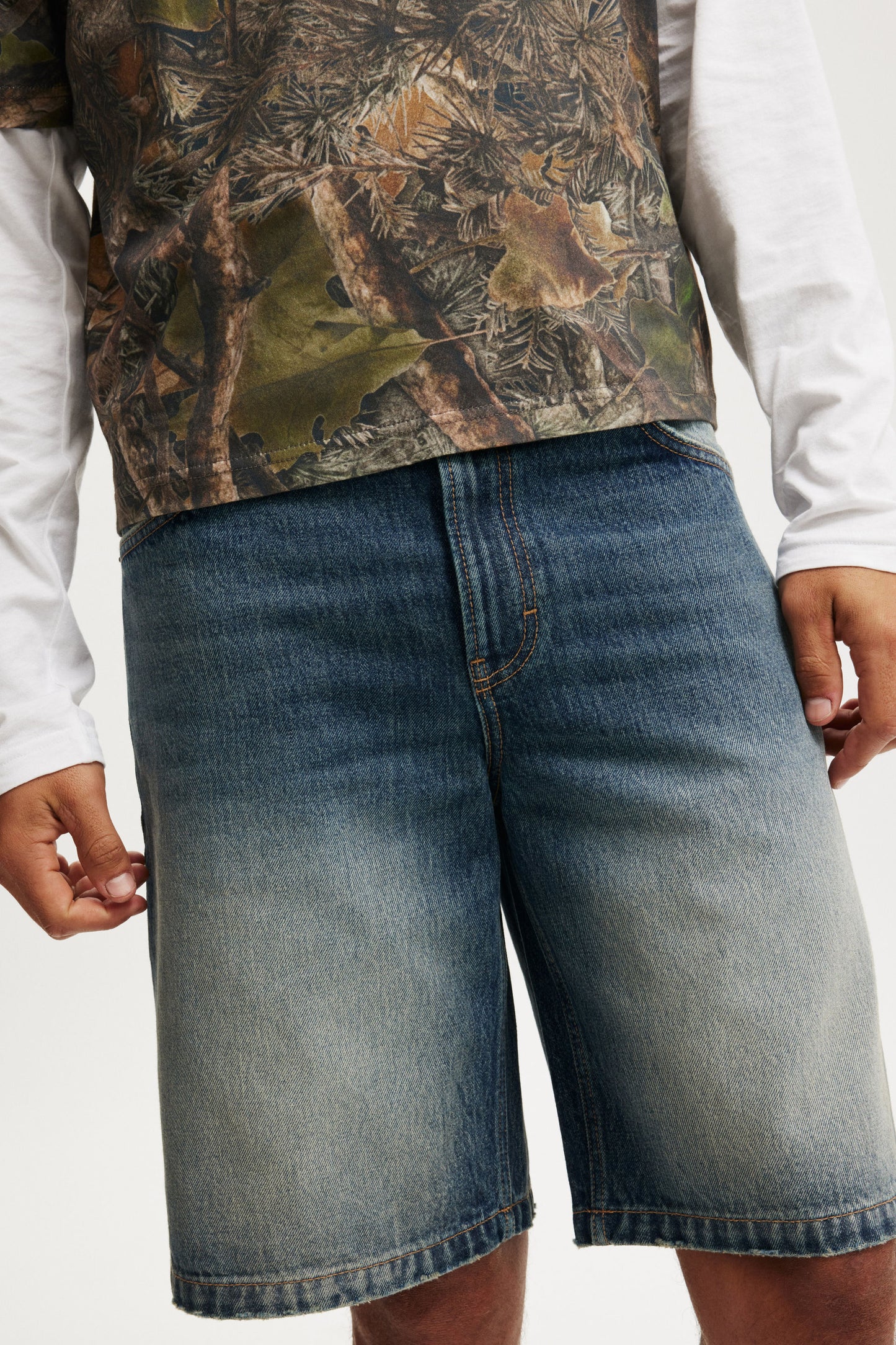 Baggy Denim Short