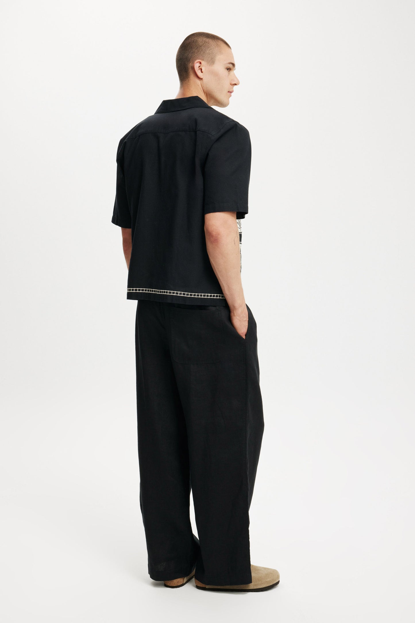 Super Baggy Linen Pant