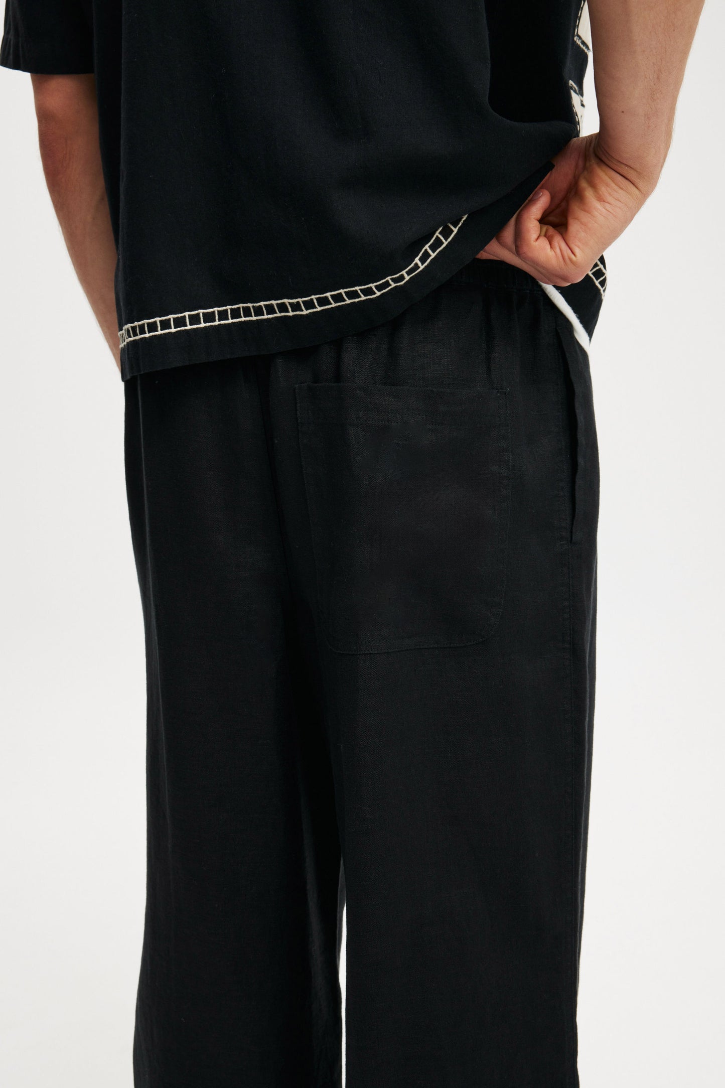 Super Baggy Linen Pant