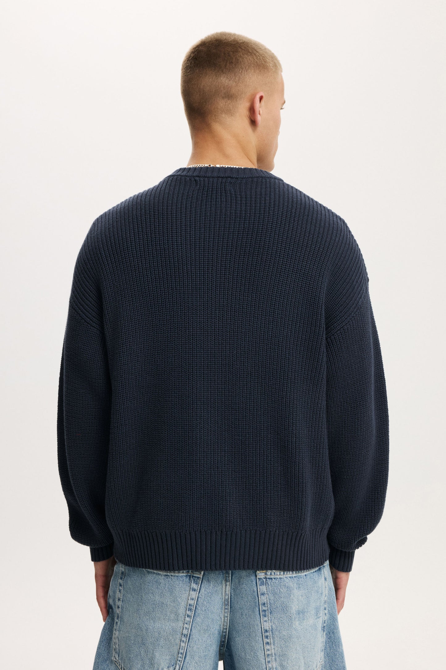 Box Fit Crew Knit