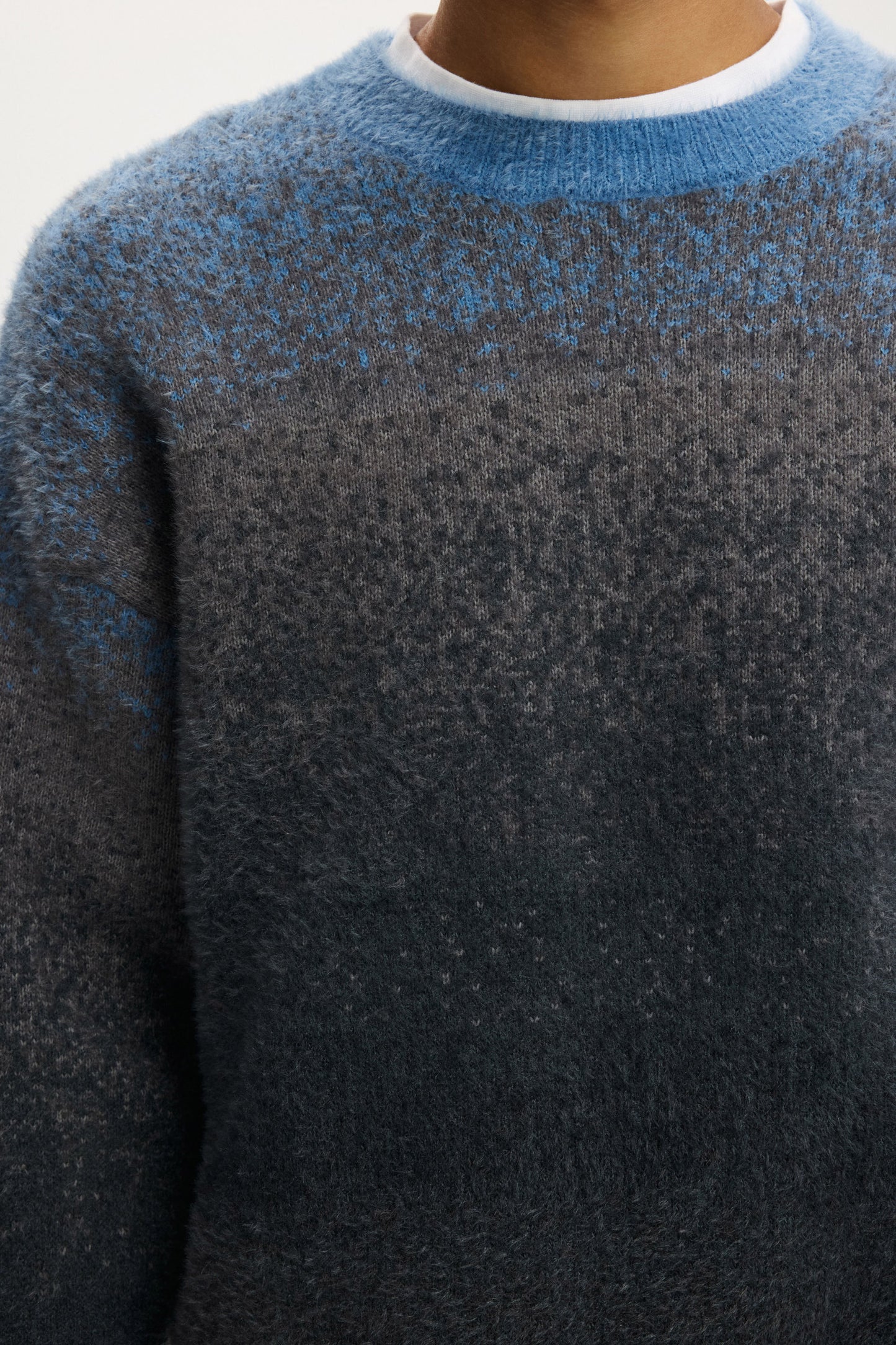 Ombre Crew Knit