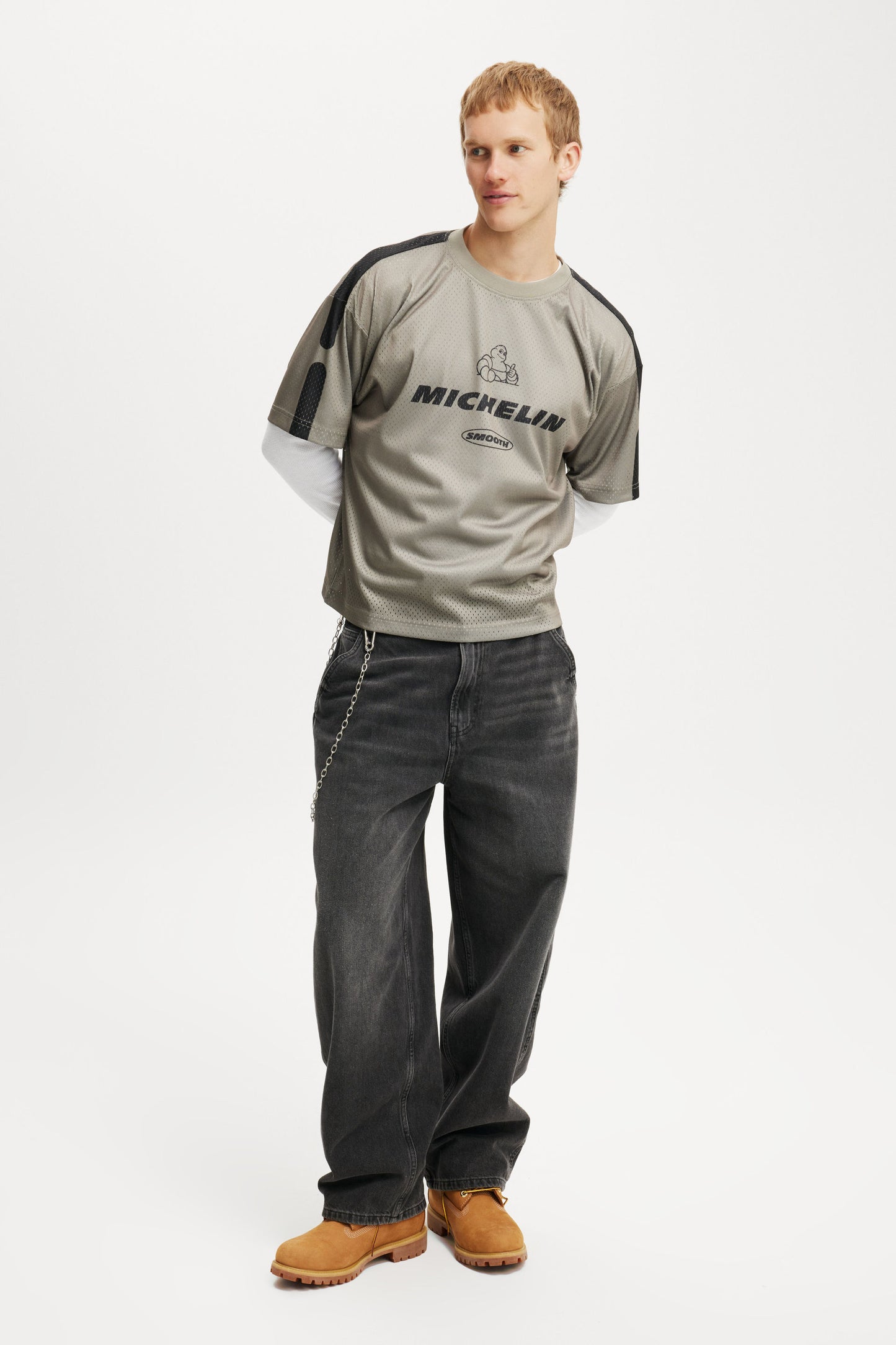 Michelin Crew Neck Mesh T-Shirt